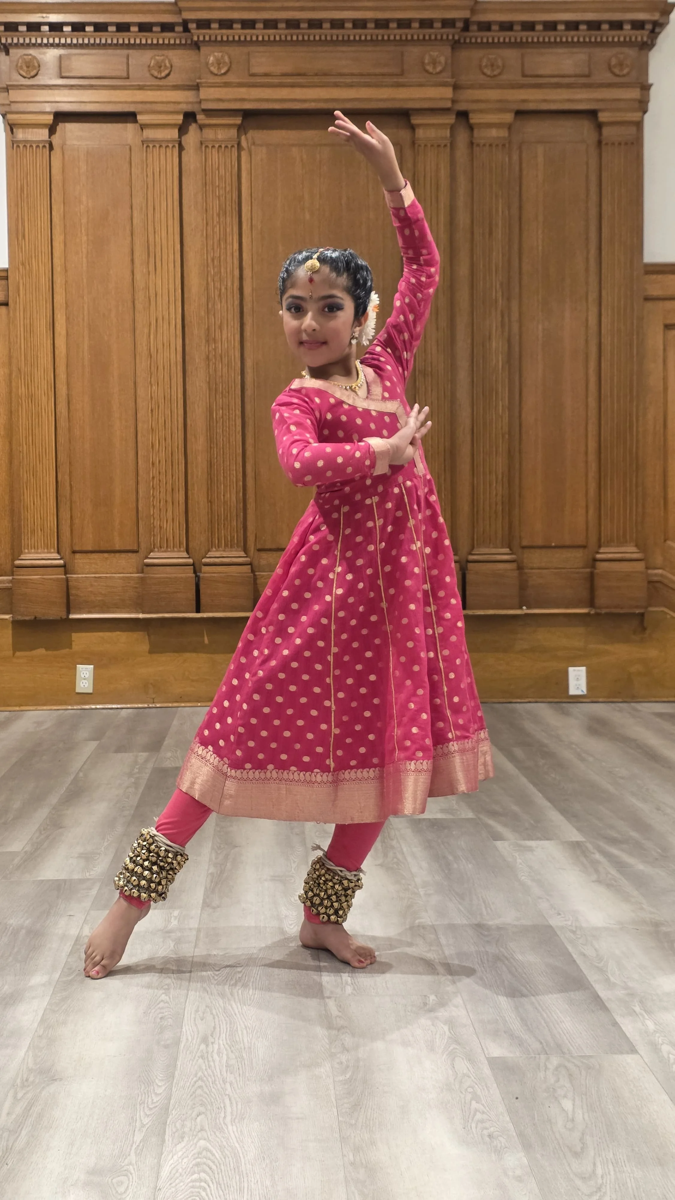 Junior Kathak student