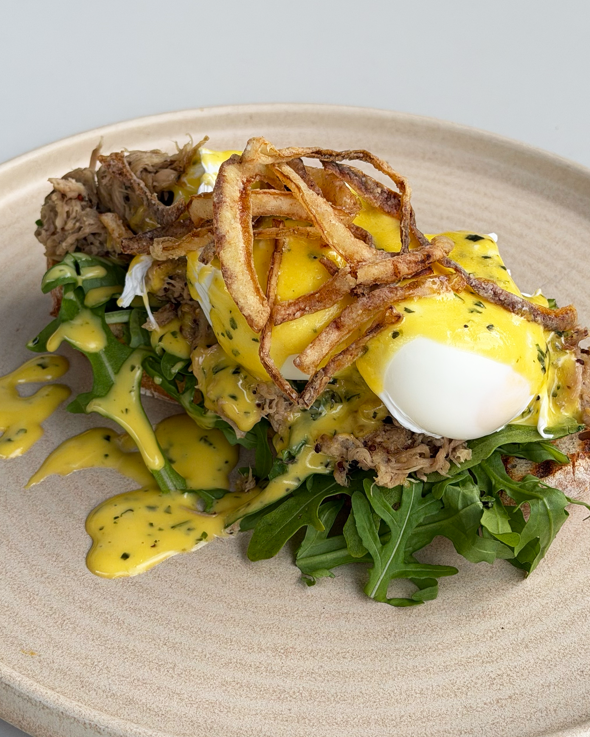 Bookshelf Eggs Benedict
