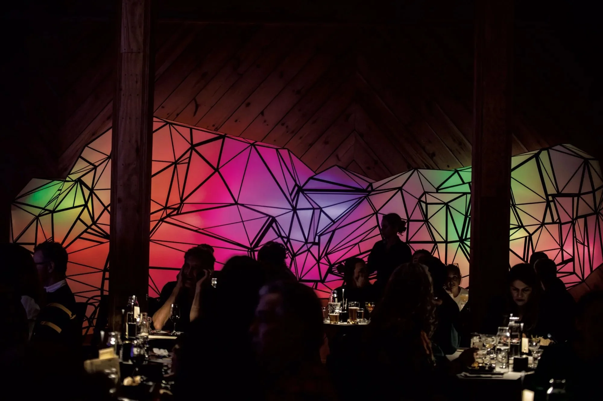 The Listening Gallery during a performance.