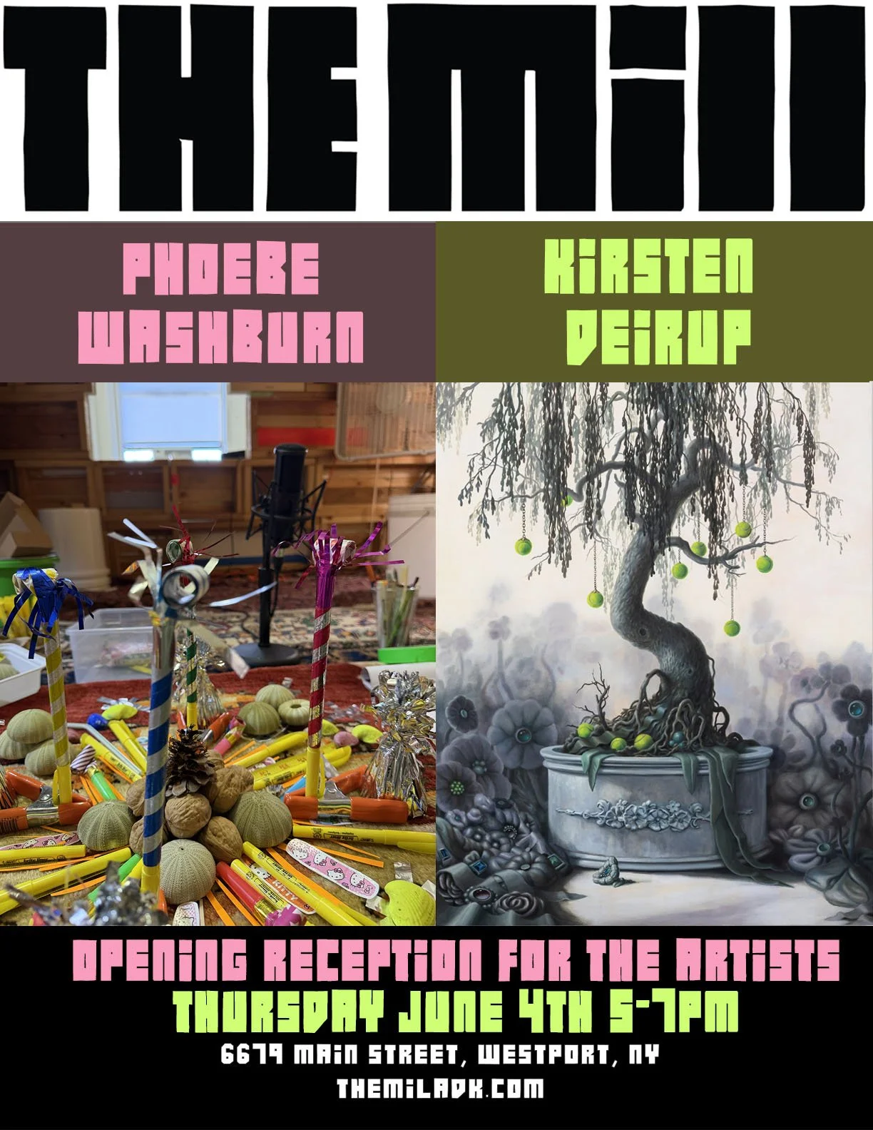 Artist Reception: Phoebe Washburn & Kirsten Deirup 