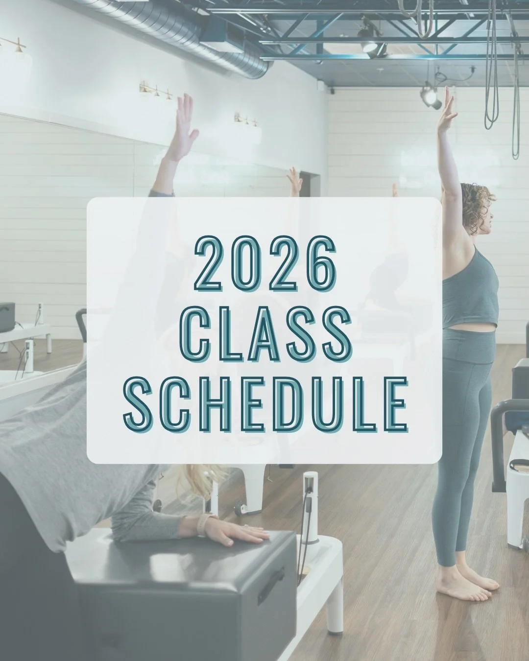 2026, we&rsquo;re ready for you✨

Swipe through to see the updated class schedule and what&rsquo;s new this year!

Then head over to your Momence app to start booking&mdash;January fills up quickly, and we&rsquo;d love to see you in class 🤍