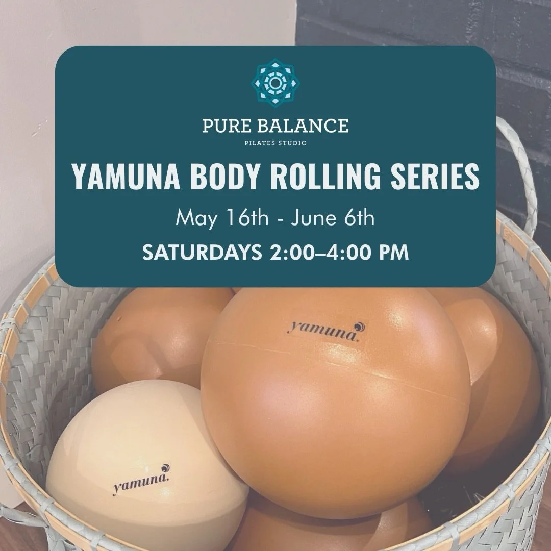 Our Yamuna Body Rolling Series with Michelle is back ✨

This 4-week series is designed to help you release tension, improve alignment, and learn tools you can use to support your body long after class.
Each week builds on the last as we work through 