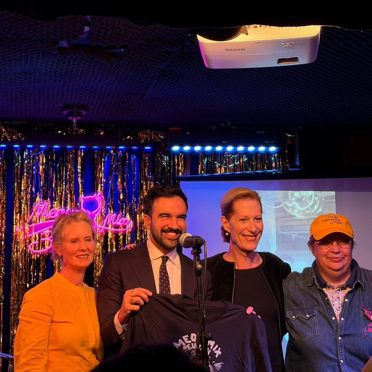 MEOW MIX REUNION WAS SO FUN.  Thank you for trusting us with this special event and also @malassalice for making this Zohran cameo happen.  @bkstagram and @larebeccala for all of your hard work and all of the artists and Djs and bar staff and door pe