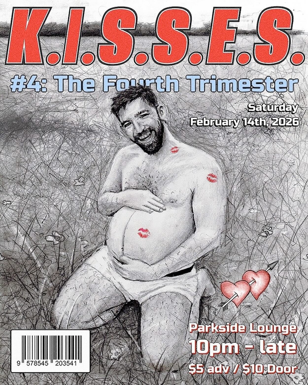 Tonight! 
&bull;
On May 11, 2025, we came together for the first-ever K.I.S.S.E.S. We danced; we kissed; we touched; we crushed; we conceived something new together.

Since then, at K.I.S.S.E.S. #2: Second Base and again at K.I.S.S.E.S. #3: M&eacute;