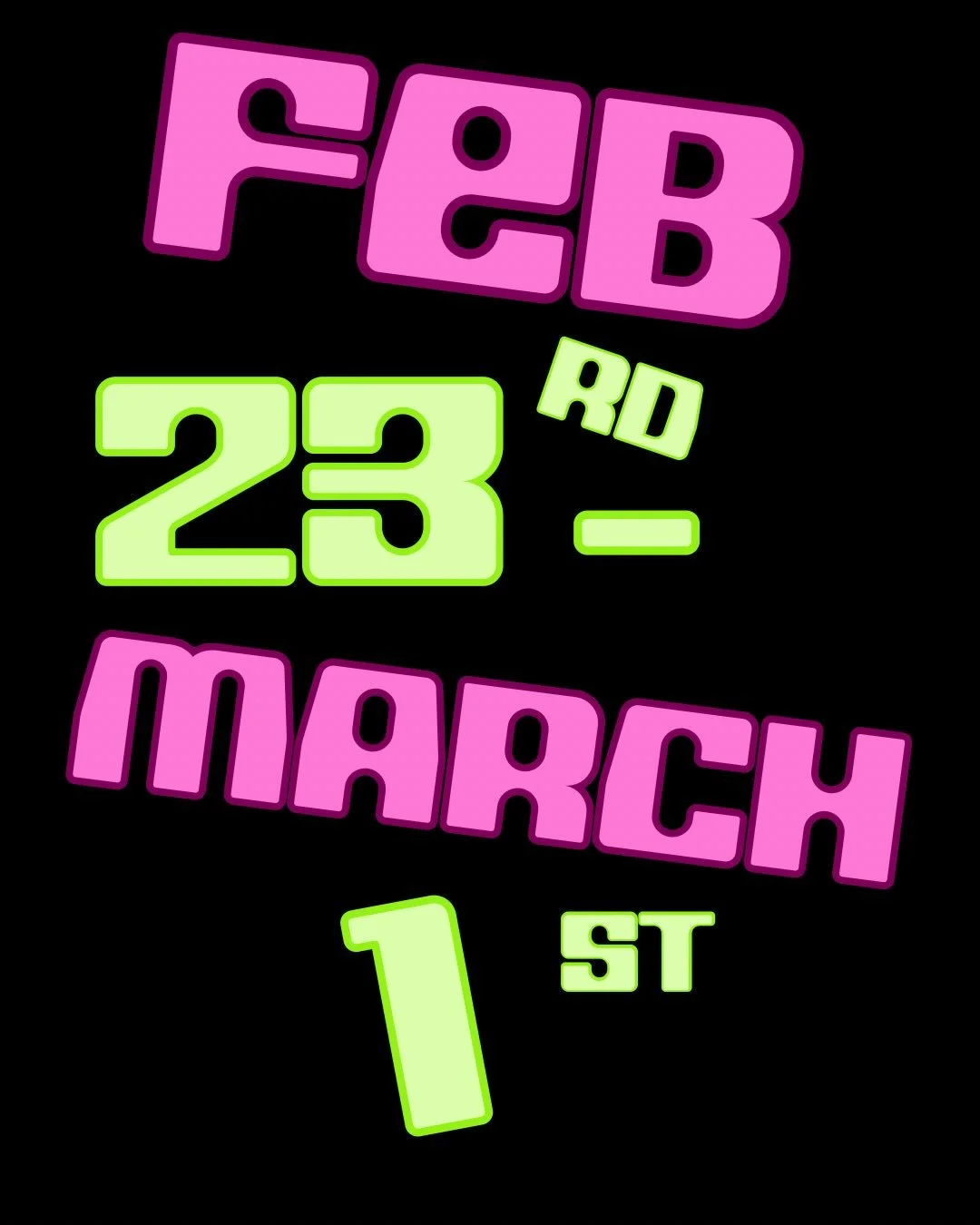 This week at The Parkside ❄️🪩