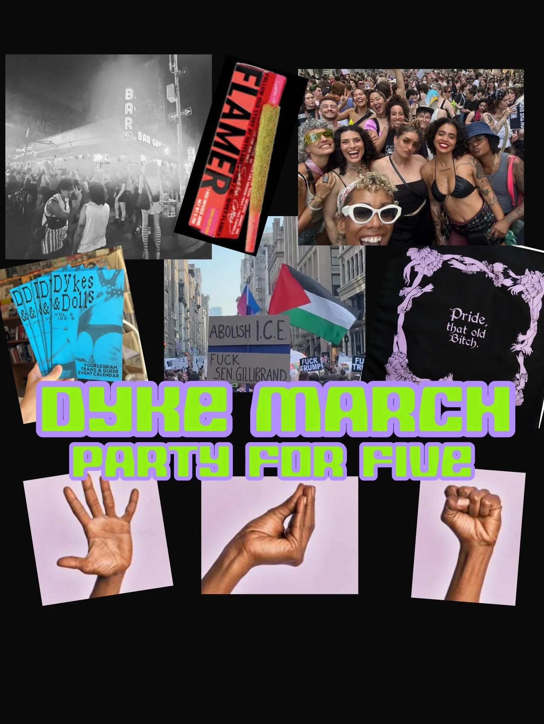 One more week to bid on this amazing DYKE PARTY PACK FOR 5! Support the BAD REVIEW FUND and bid to helps us keep queer performance alive! All donations are tax deductible - PLUS you get tix to the @deeplesnyc pride party, @hey.flamer luxury cannabis 