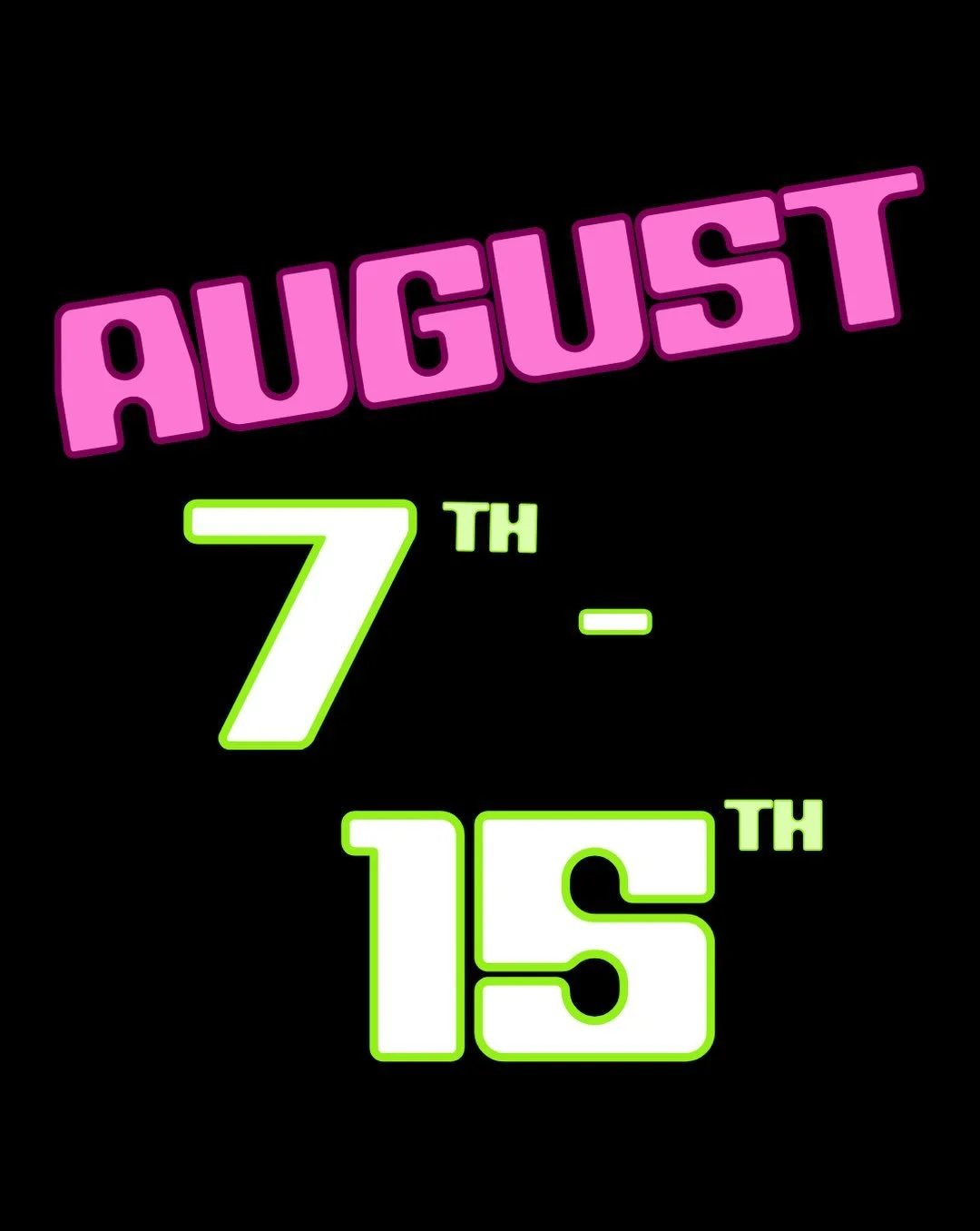 Coming up!