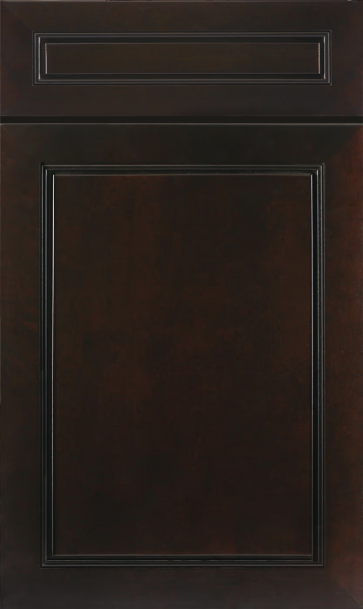 Round Rock designer provided J&K espresso door style