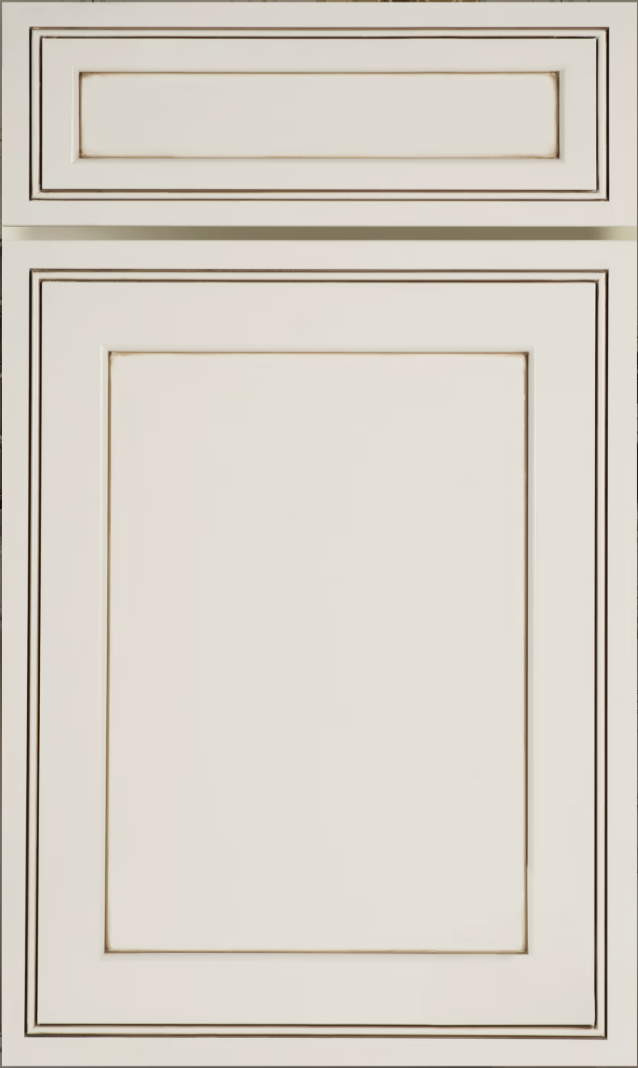 Round Rock designer provided J&K Pearl glazed door style