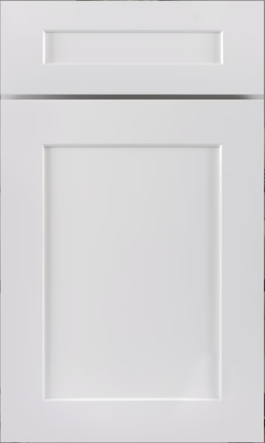 Round Rock designer provided J&K White shaker door style