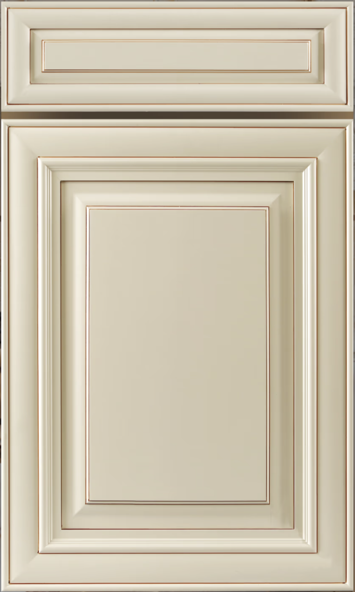 Round Rock designer provided J&K Cream Glazed door style