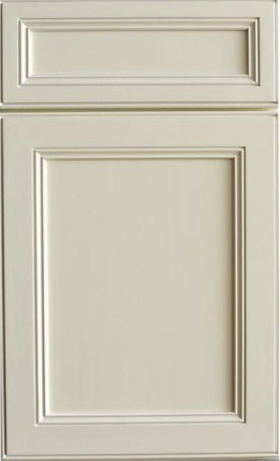 Round Rock designer provided Kavalan french vanilla door style
