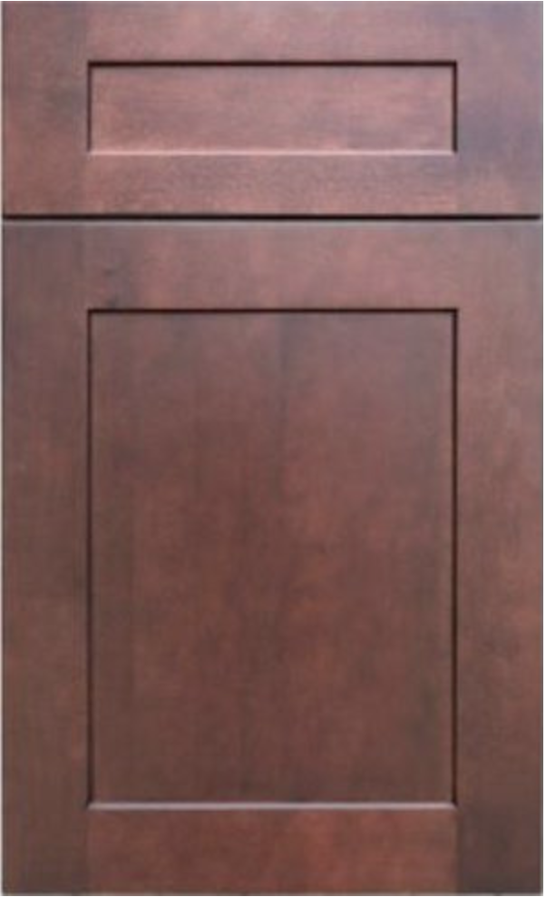 Round Rock designer provided Kavalan chestnut brown door style