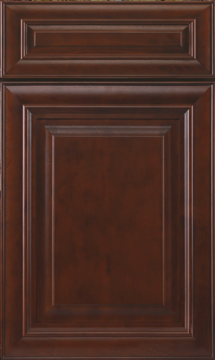 Round Rock designer provided J&K Mahogany door style