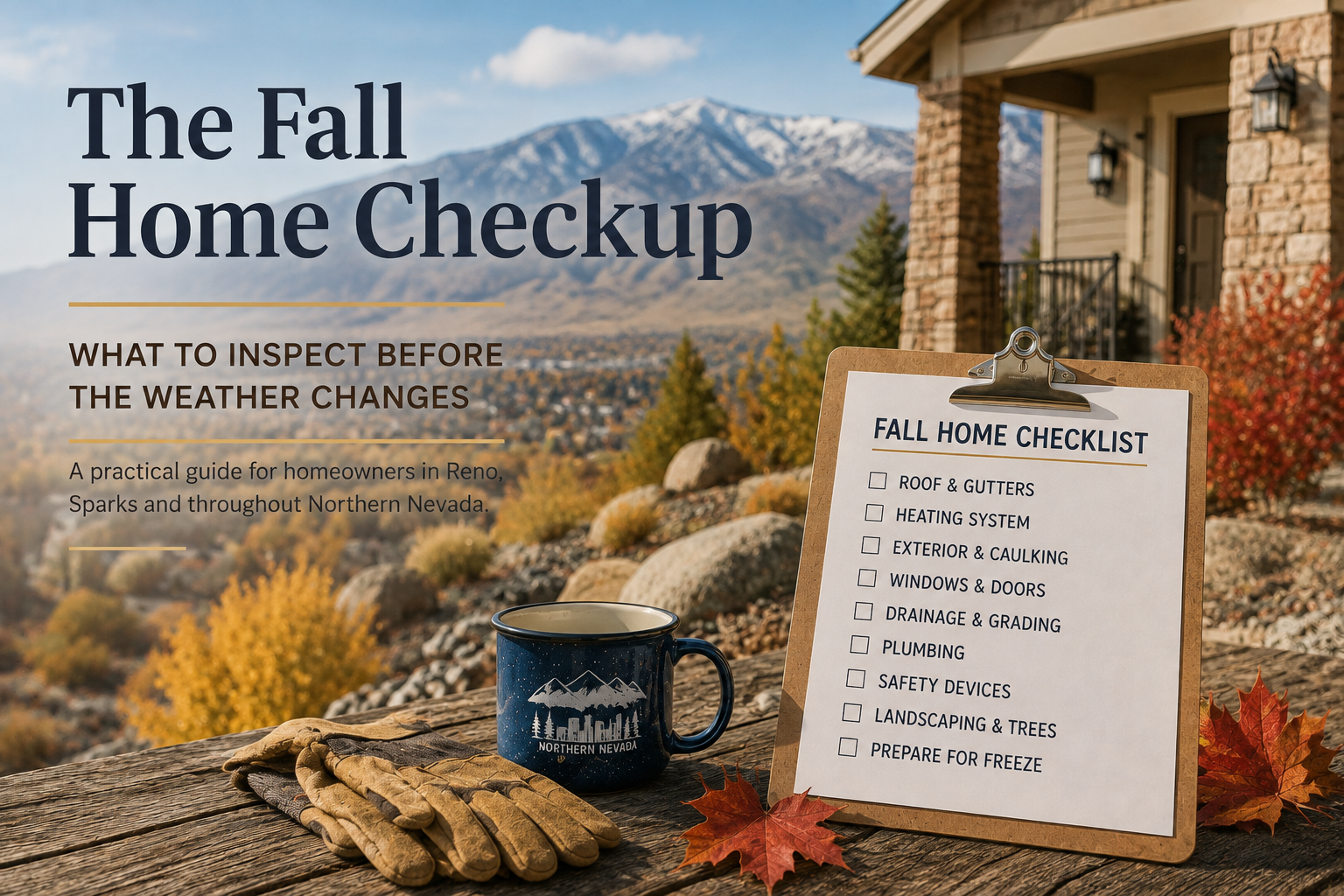 The Fall Home Checkup: What to Inspect Before the Weather Changes