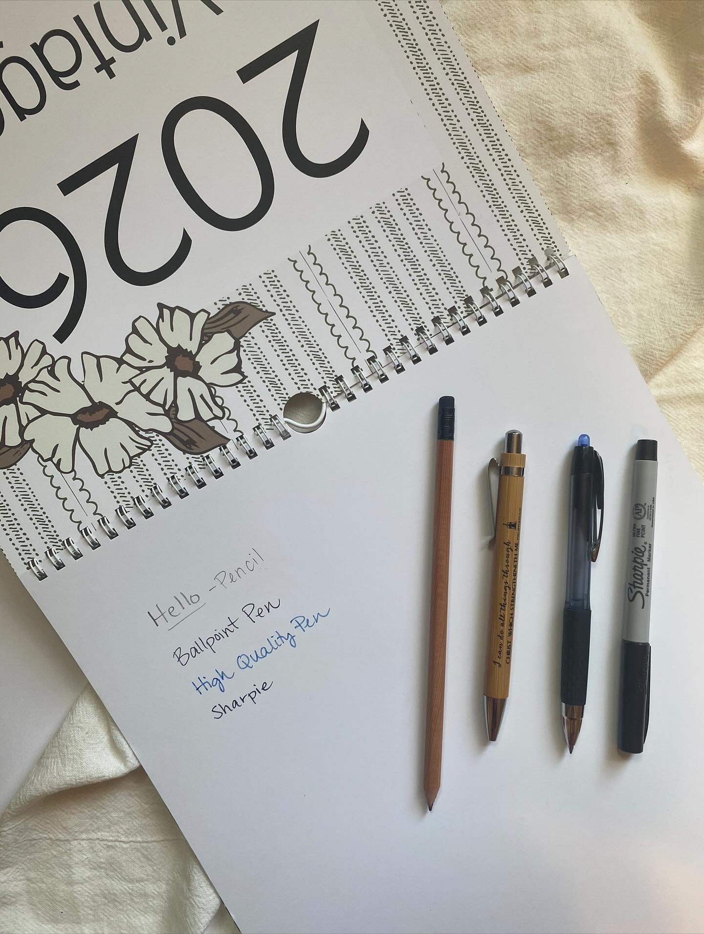 Don&rsquo;t forget to order your 2026 calendar while there&rsquo;s plenty of time for it to arrive before the new year!

I was chatting with a friend the other day and the topic of calendars came up. They mentioned some beautiful calendars they loved