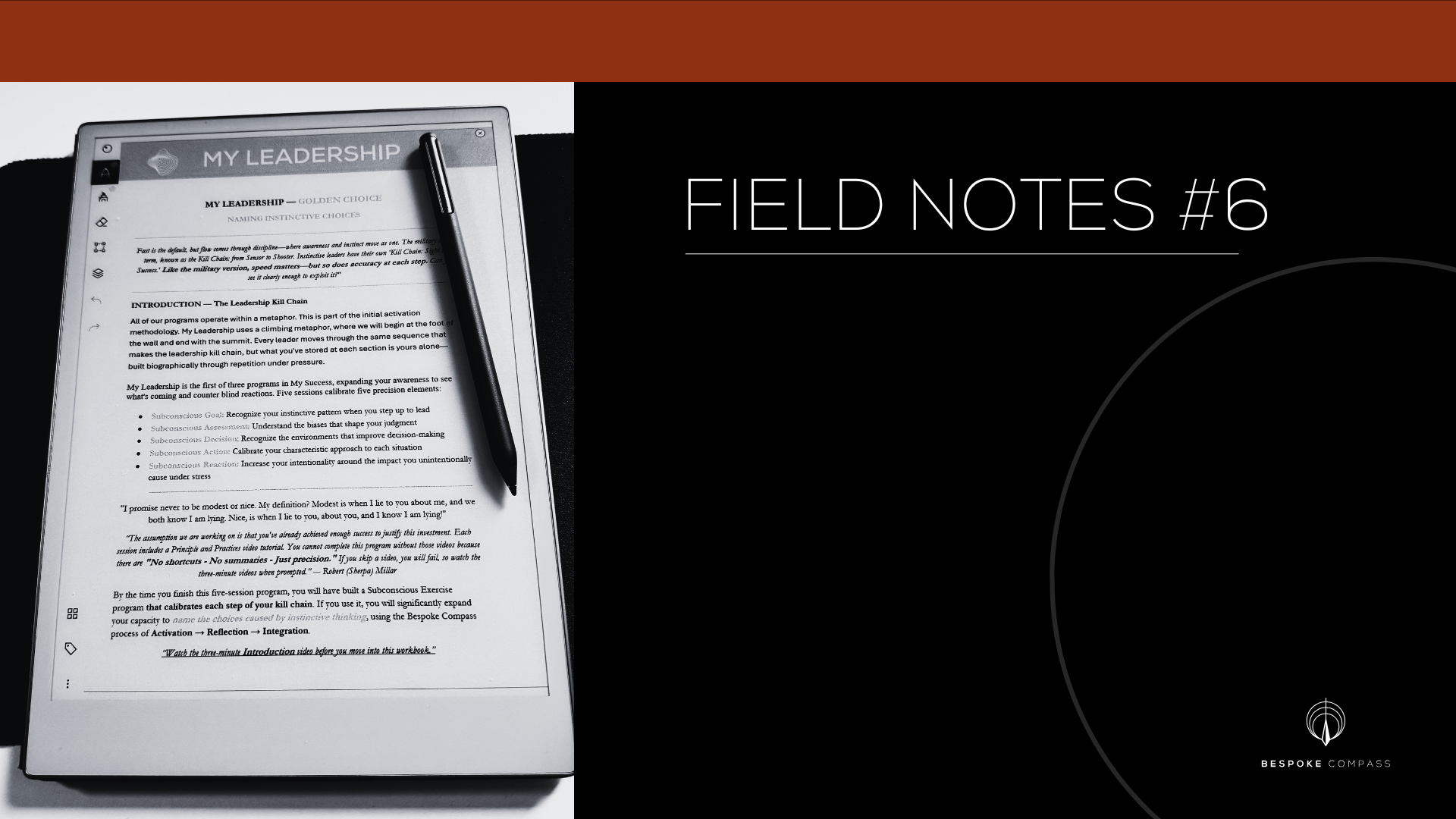 Field Notes #6