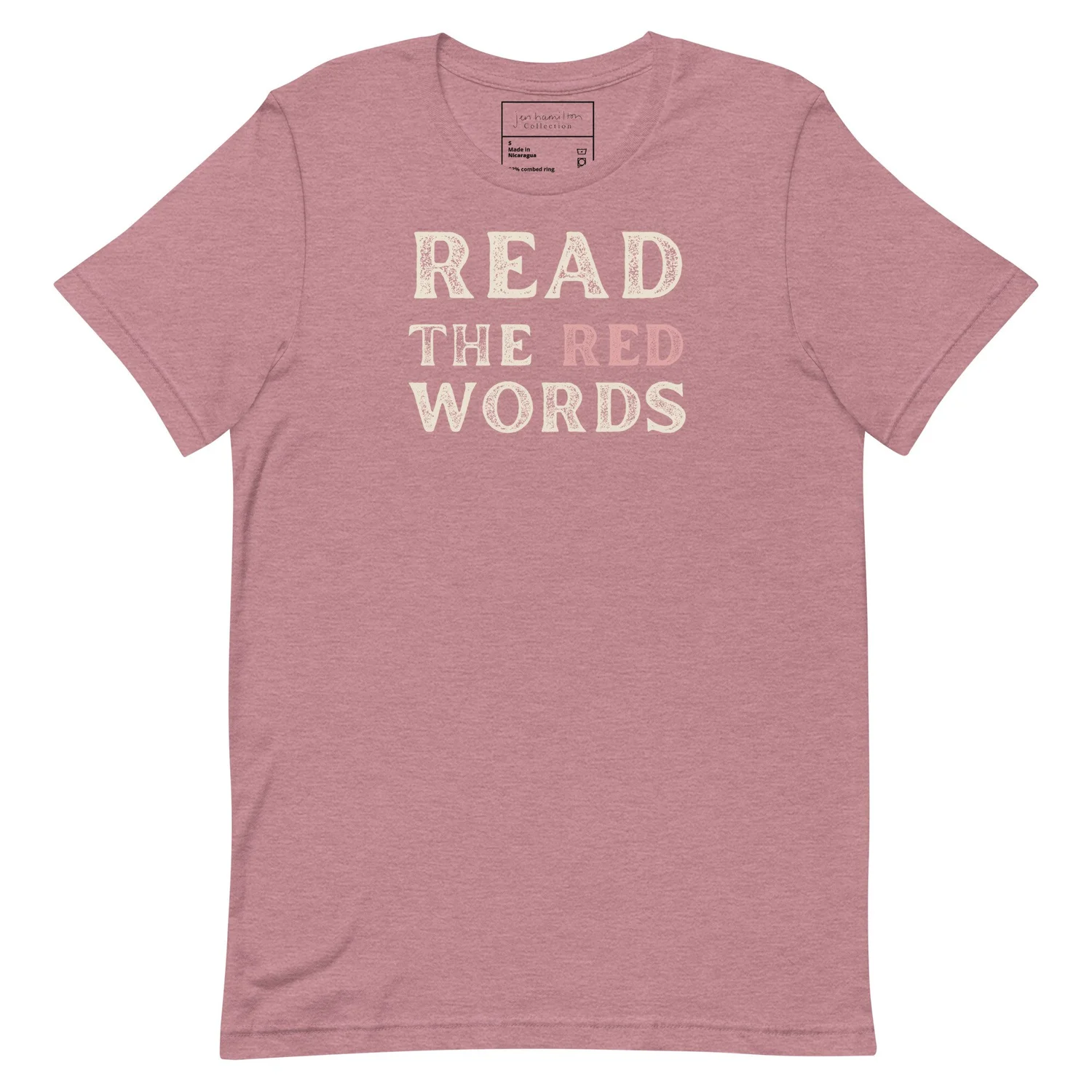 Read the Red Short Sleeve Tee — Jen Hamilton