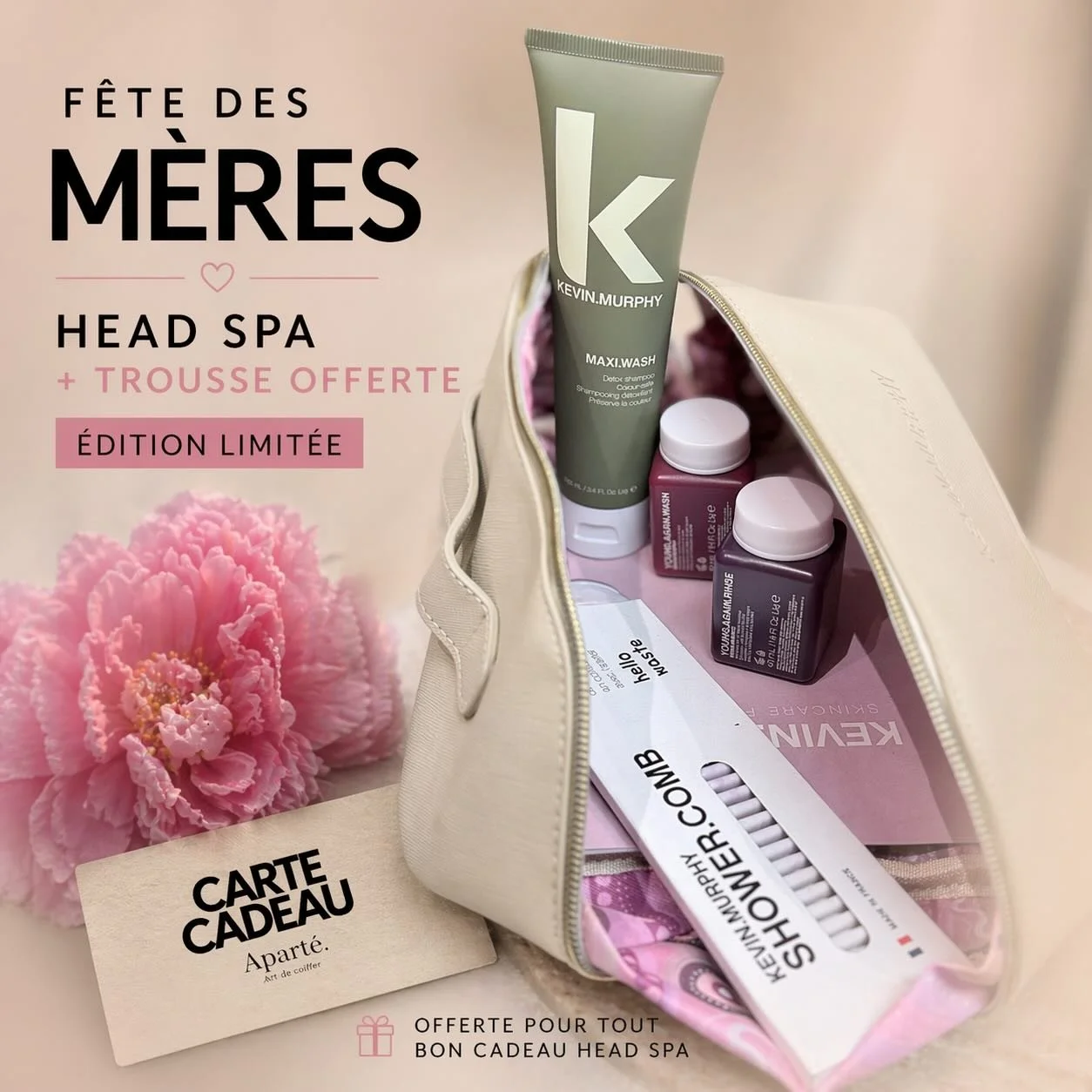 ✨ F&ecirc;te des M&egrave;res ✨

Et si cette ann&eacute;e, vous offriez bien plus qu&rsquo;un simple cadeau&hellip;
Un vrai moment de l&acirc;cher-prise, de douceur et de reconnexion 💆&zwj;♀️

Pour tout achat d&rsquo;un bon cadeau Head Spa sp&eacute