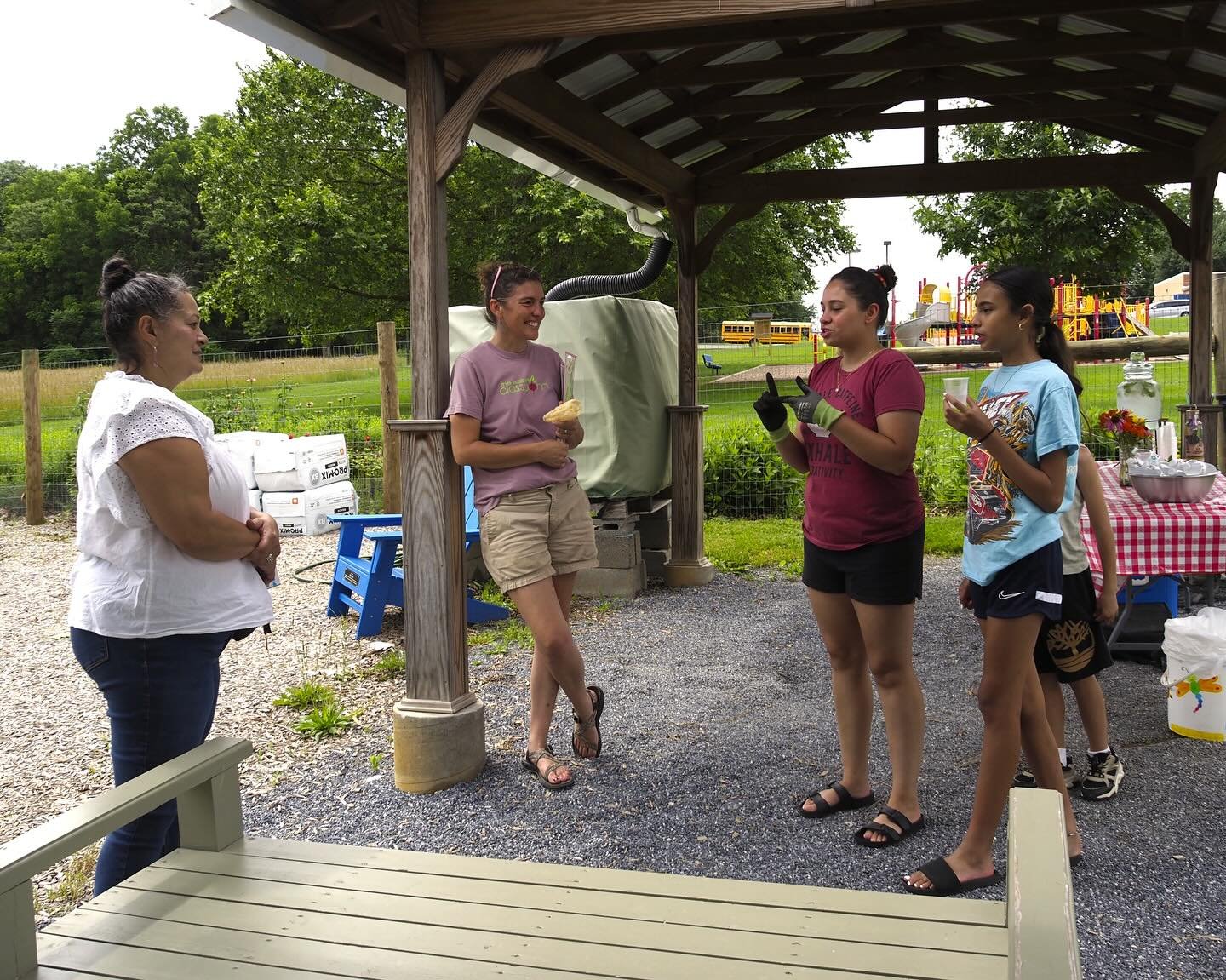 We enjoyed having friends join us at the Care, Grow, Share event at the Community Garden in the @sdolancaster at @hamiltonsdol! Thank you, @letsgooutdoors123, for your partnership and for hosting this event! 

Weren&rsquo;t able to attend, but would 