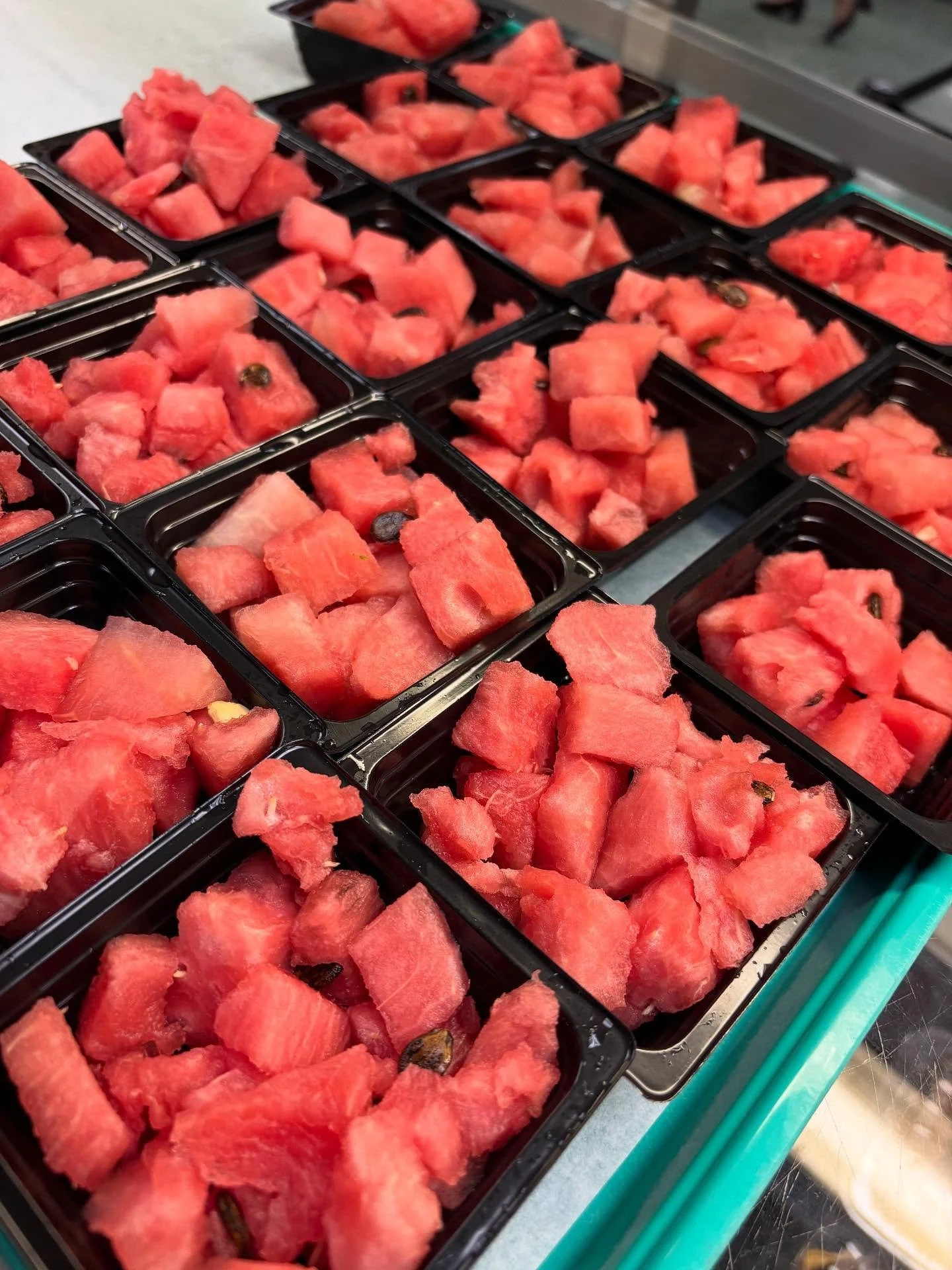 Our mission to foster healthy lifestyles is growing strong! Student interns at the Hill Campus Community Garden planted, cared for, and harvested watermelon this season. 🍉 

Thanks to the cafeteria team, 107 cups of fresh watermelon were served at l