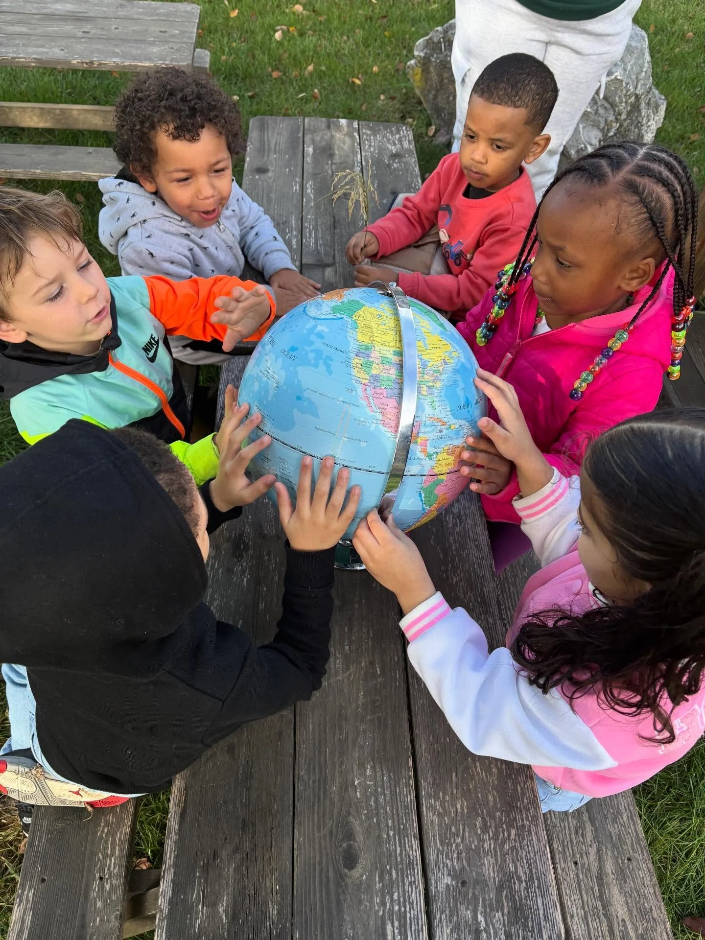 We had a great day in the garden with the preschoolers from @cap_lanc! Students learned that Teff is a grain that originated in Ethiopia! Students helped separate the seeds from the dry Teff stalks by stomping on them, this method is called threshing