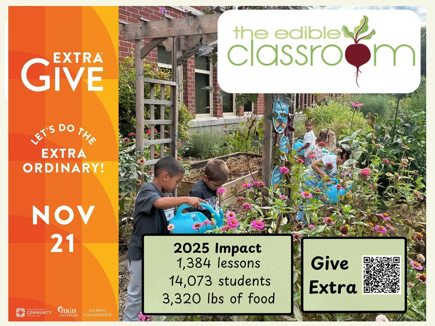Our amazing supporters help us grow year after year, expanding our services and deepening our impact! 

So far this year, we&rsquo;ve engaged 14,073 children across Lancaster County and that number keeps climbing as we shift to our indoor Winter Prog