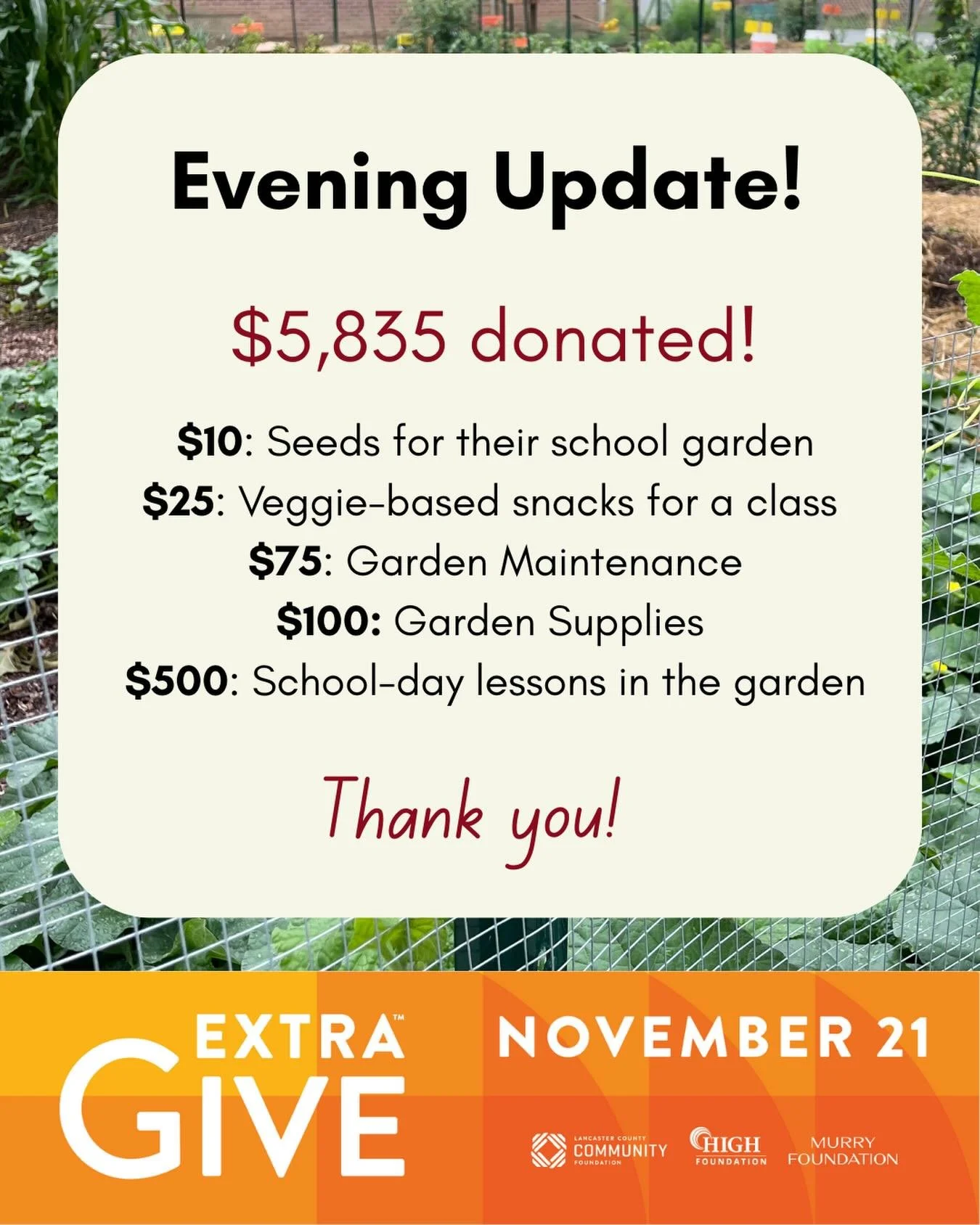 These are the good times and the moments that matter most &mdash; the laughter in the garden, the pride on a child&rsquo;s face when they pull their first carrot, the joy of tasting something they grew themselves. 🥕✨

This ExtraGive, your support fu