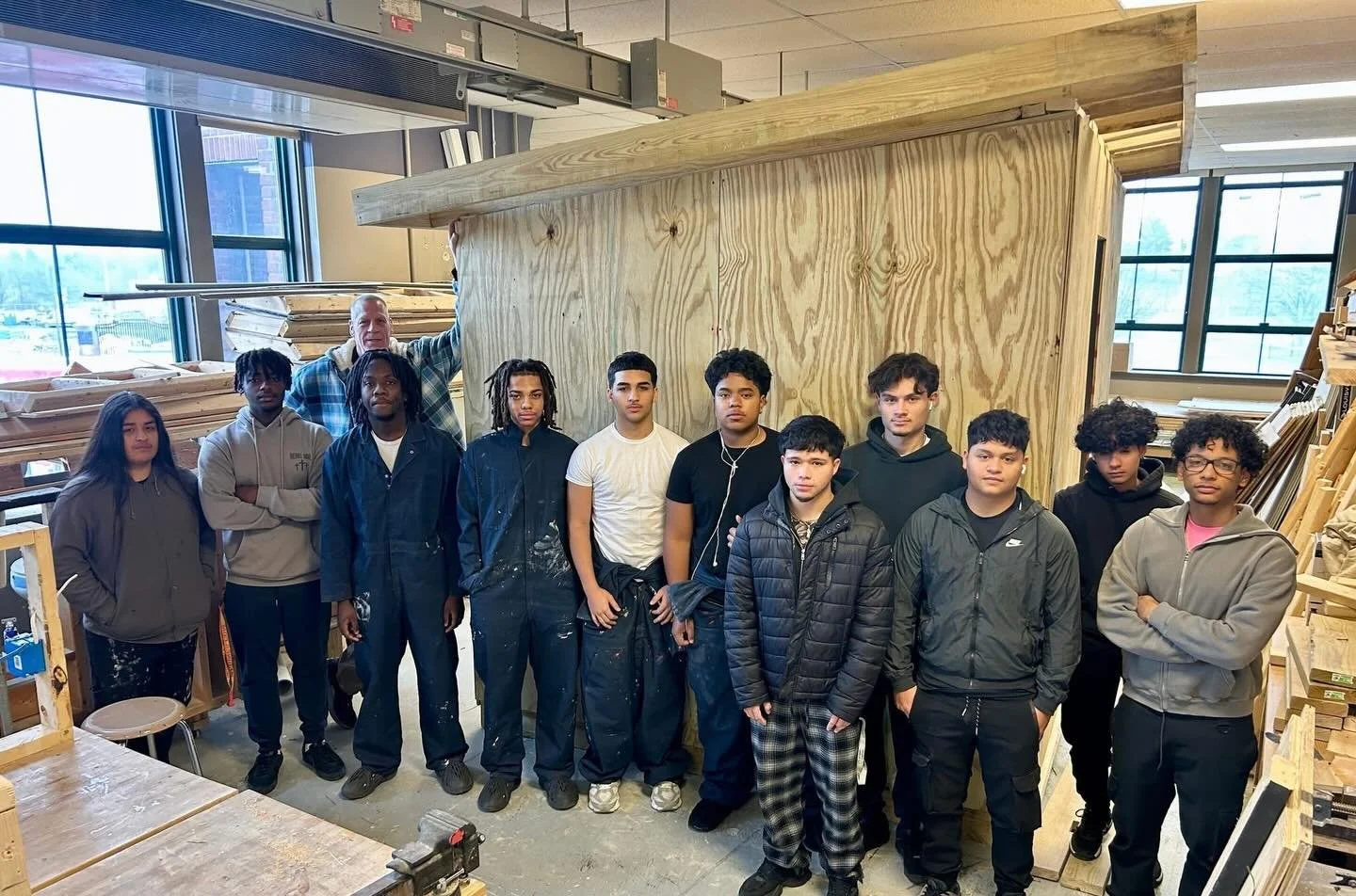 Mr. Cooper&rsquo;s students have made tremendous progress on the garden shed for Wickersham Elementary, and they plan to install it in January! 

One student shared that the best part of the project was learning how to problem-solve when things didn&