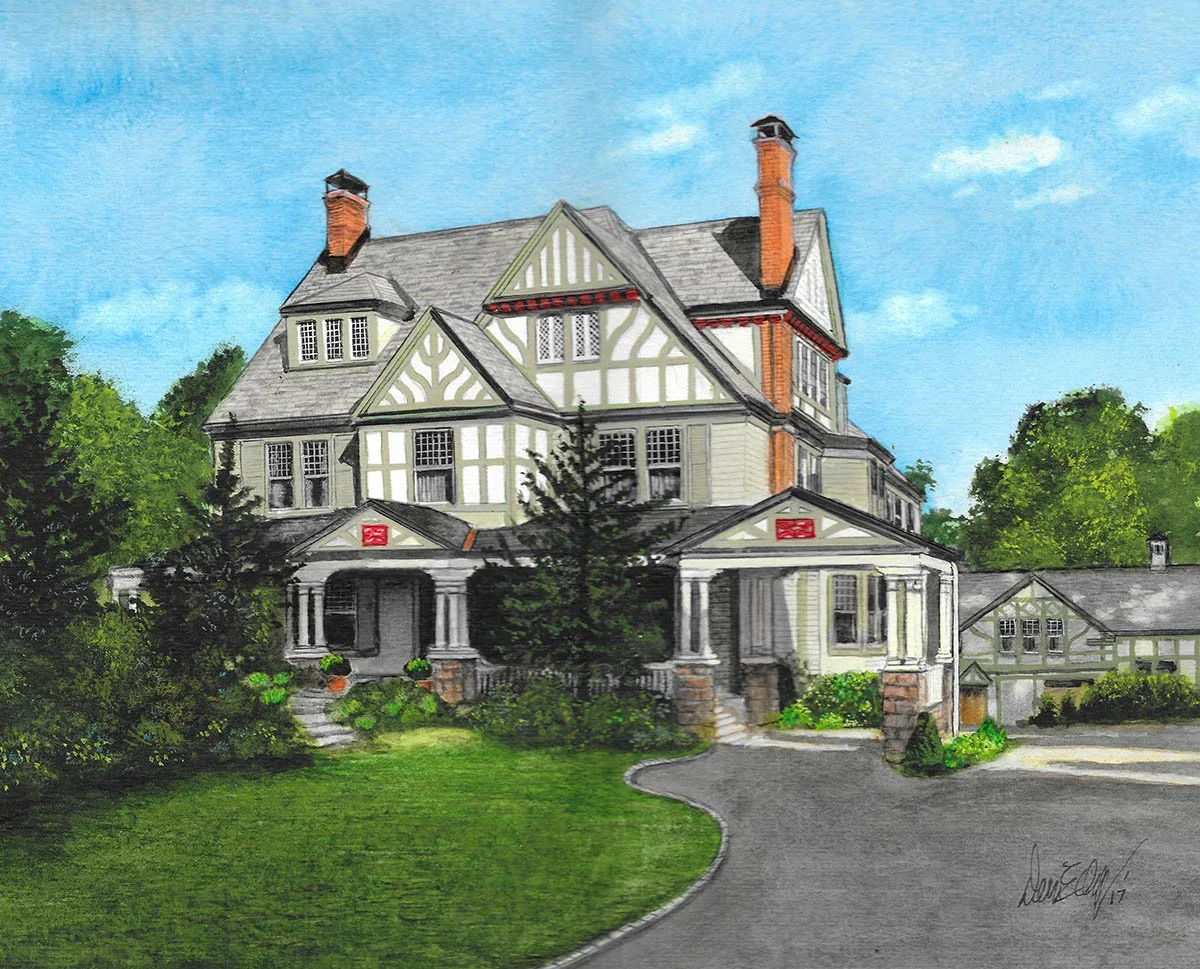 ©Denis Orloff-Den art - 41 South Moutain Ave NJ-house portrait.jpg