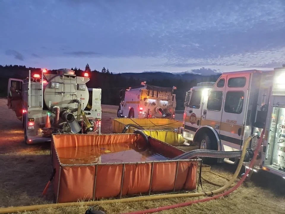 As you can tell we use porta-tanks a lot as we have only have 15 water sources in our area.