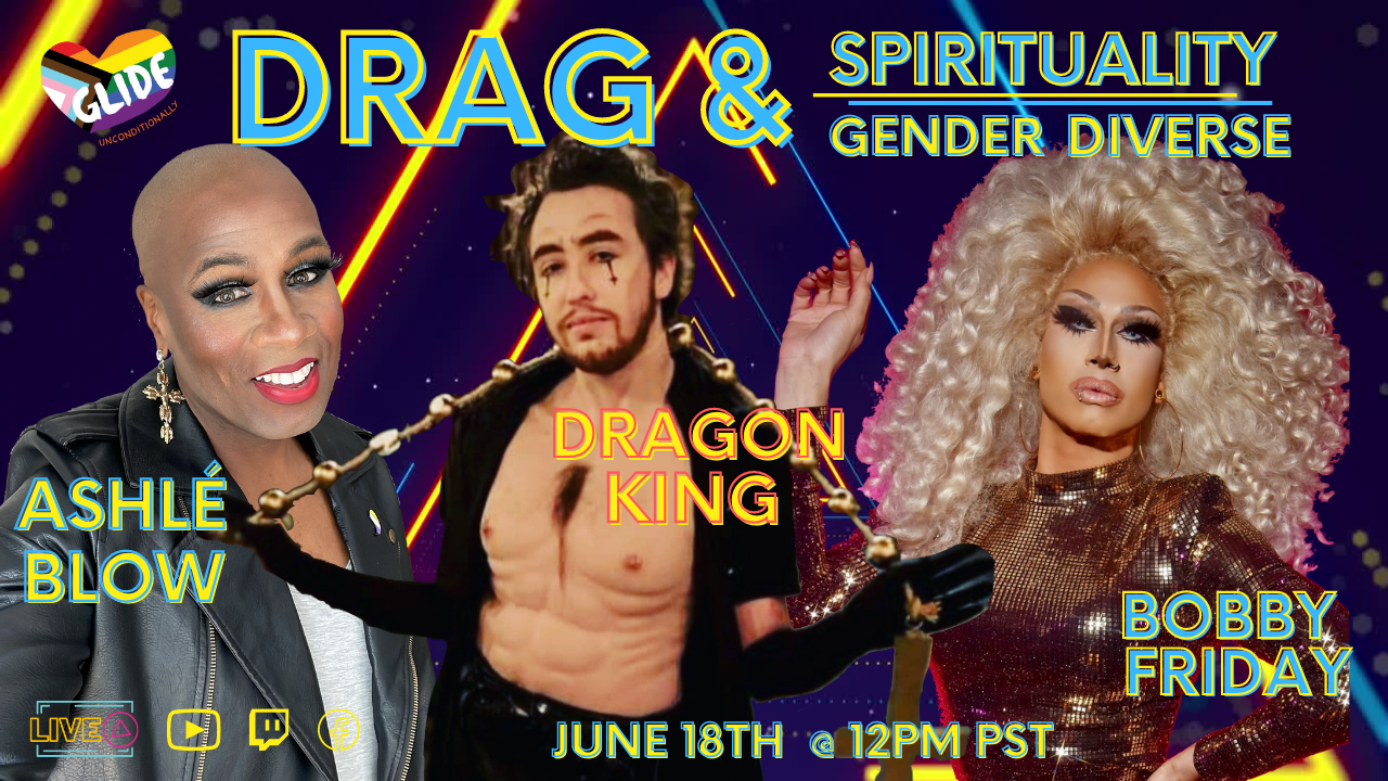 📺🎙 June 18th Drag & Spirituality - Gender Diverse - LIVE on YTube, Fb, & Twitch