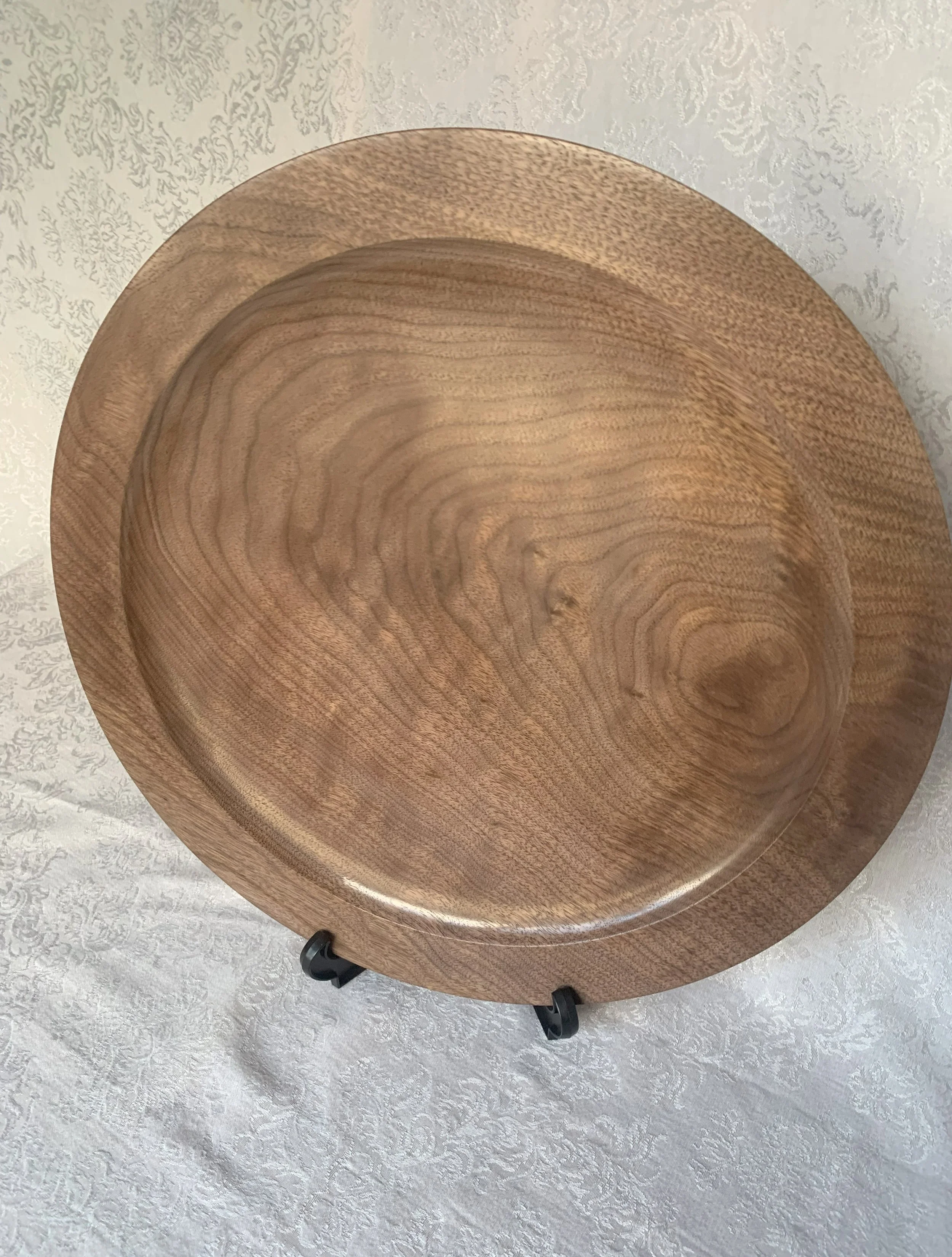 **Sold** $125 17" Diameter Walnut Platter