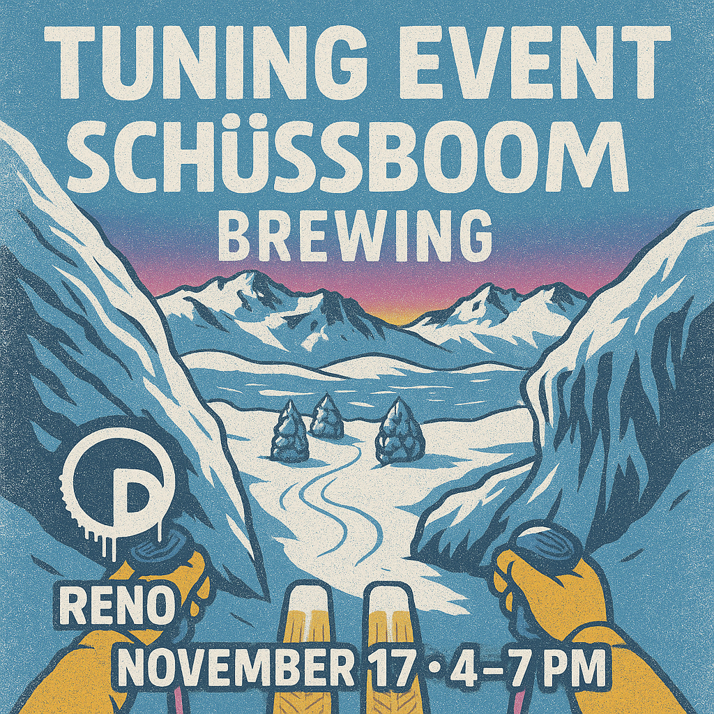 Tune Up &amp; Chill: Schussboom Brewing Pop-Up Ski &amp; Snowboard Event!