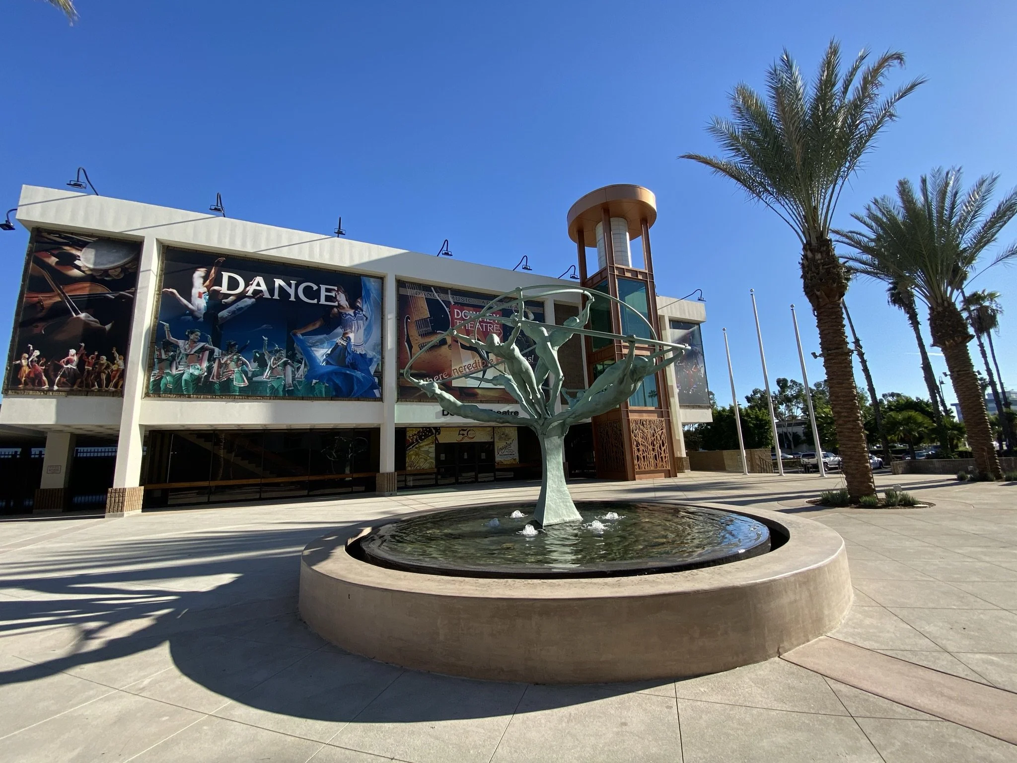 Front of the Downey Theater