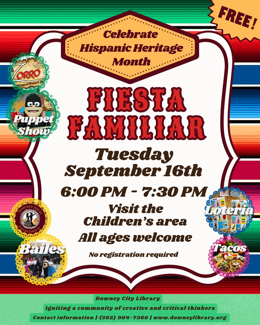 Fiesta Familiar: Celebrate Hispanic Heritage Month