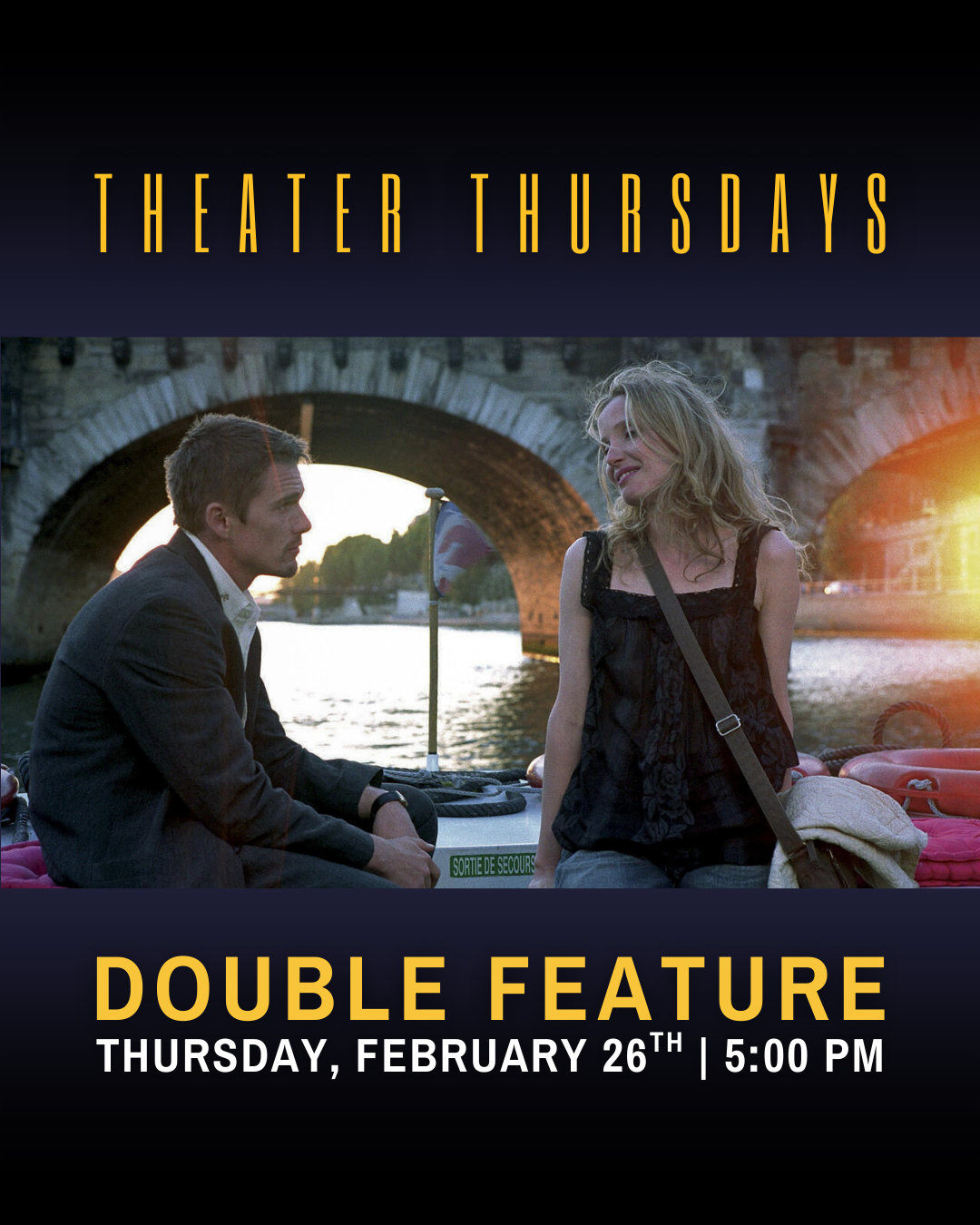 Theater Thursday: Double Feature Before Sunset