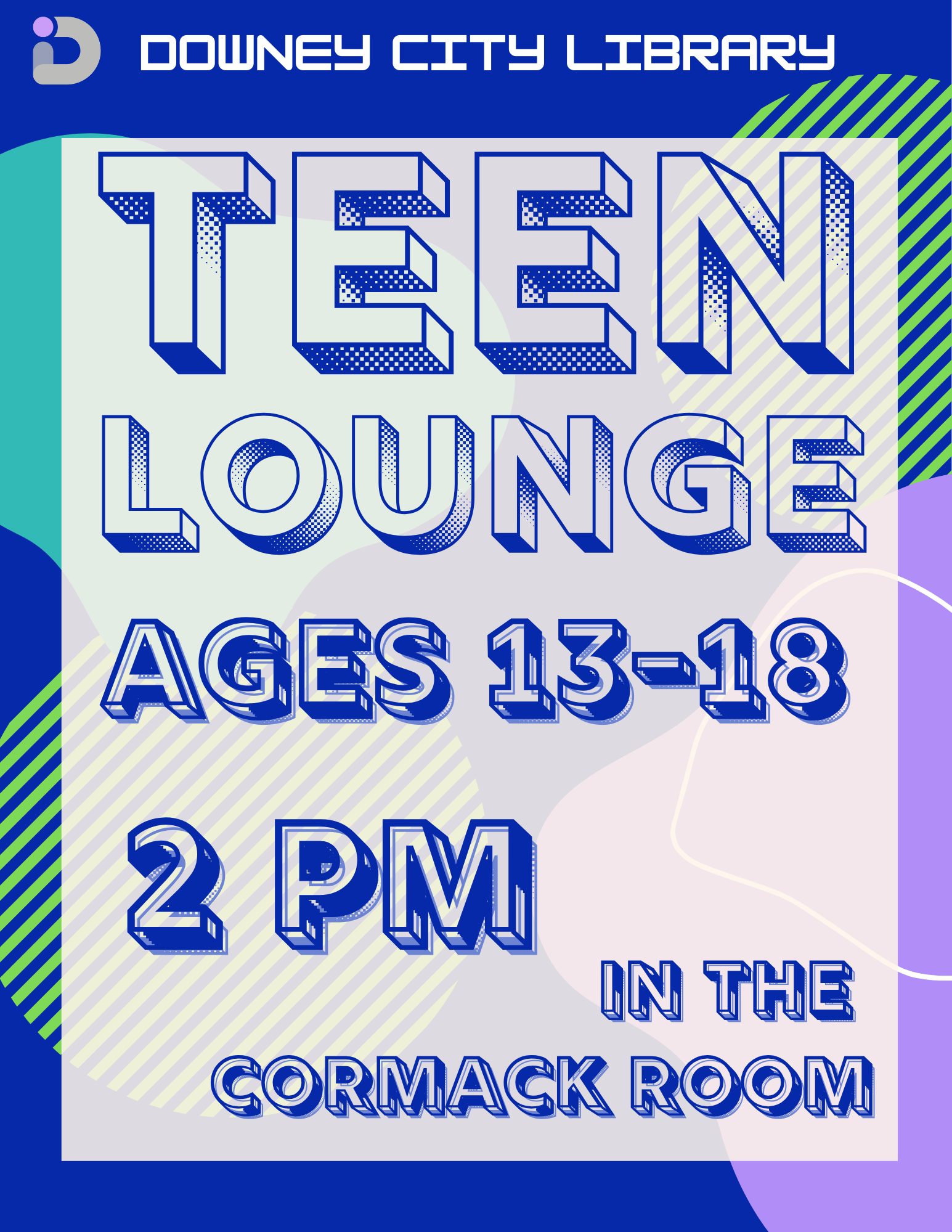 Teen Lounge in the Cormack room