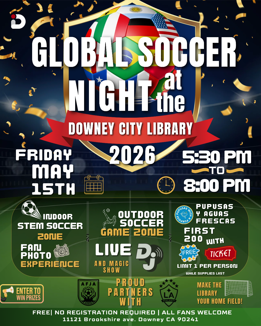 Global soccer night with LA Galaxy &amp; AFJA