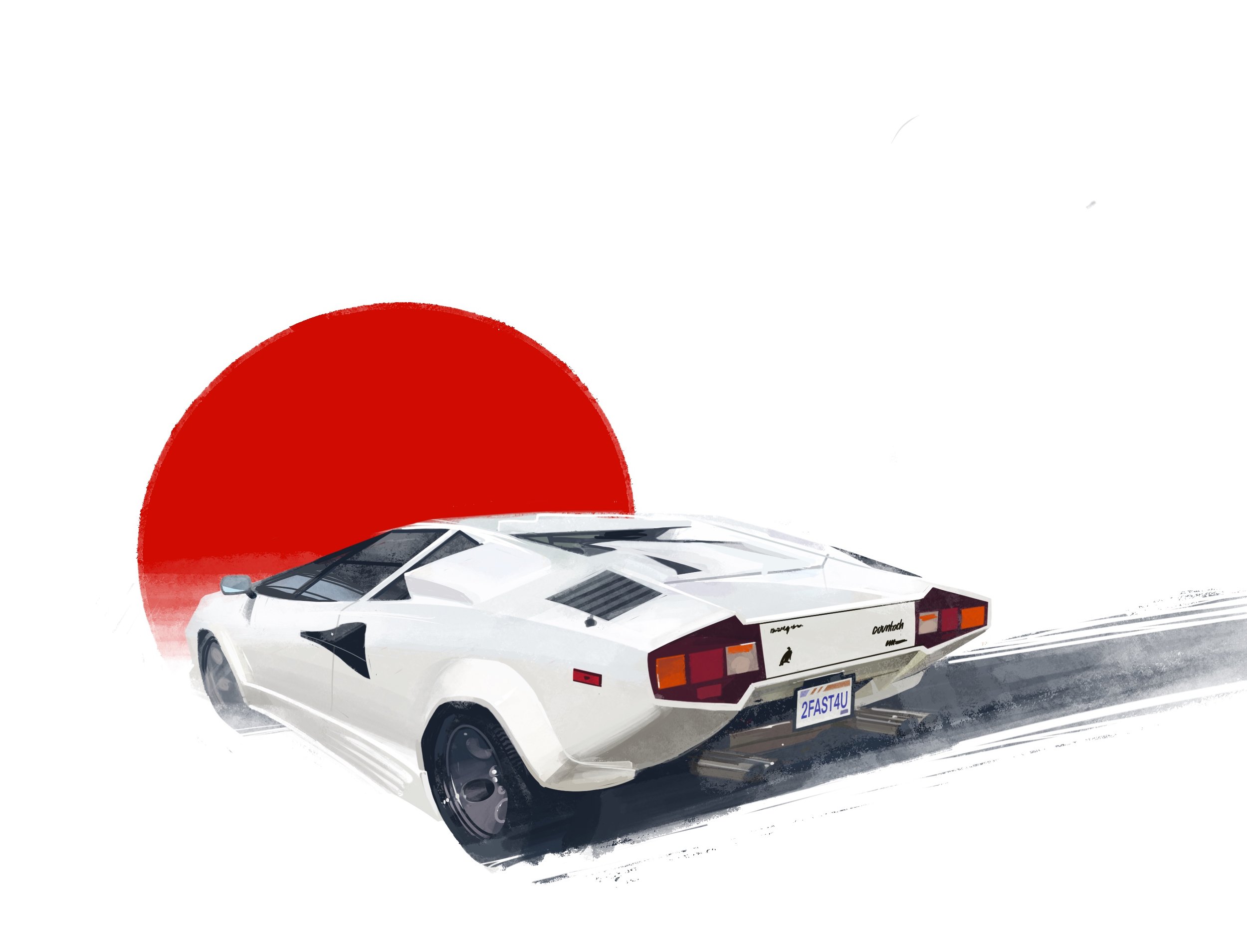 Countach / digital vehicle rendering