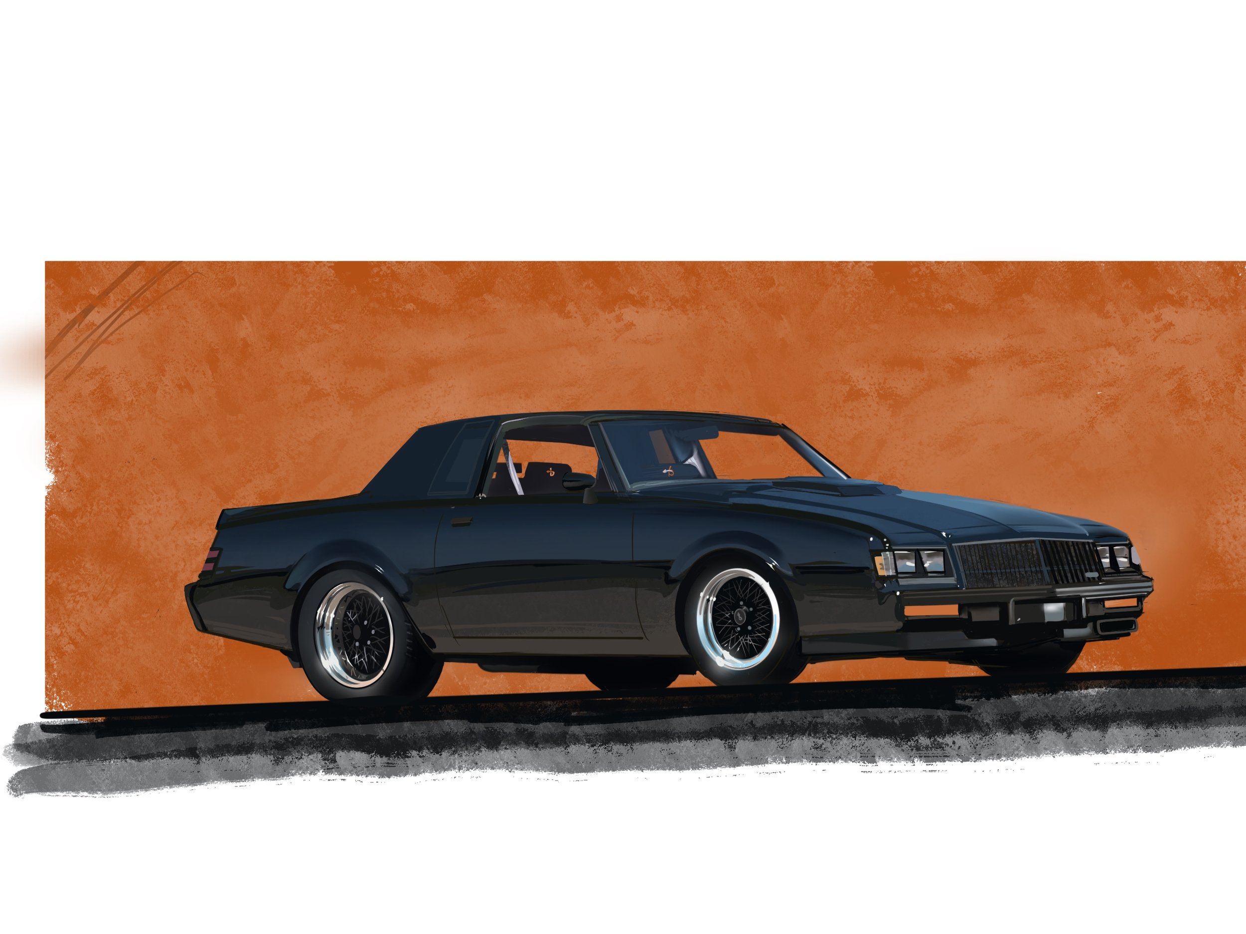 Buick GNX / digital vehicle rendering