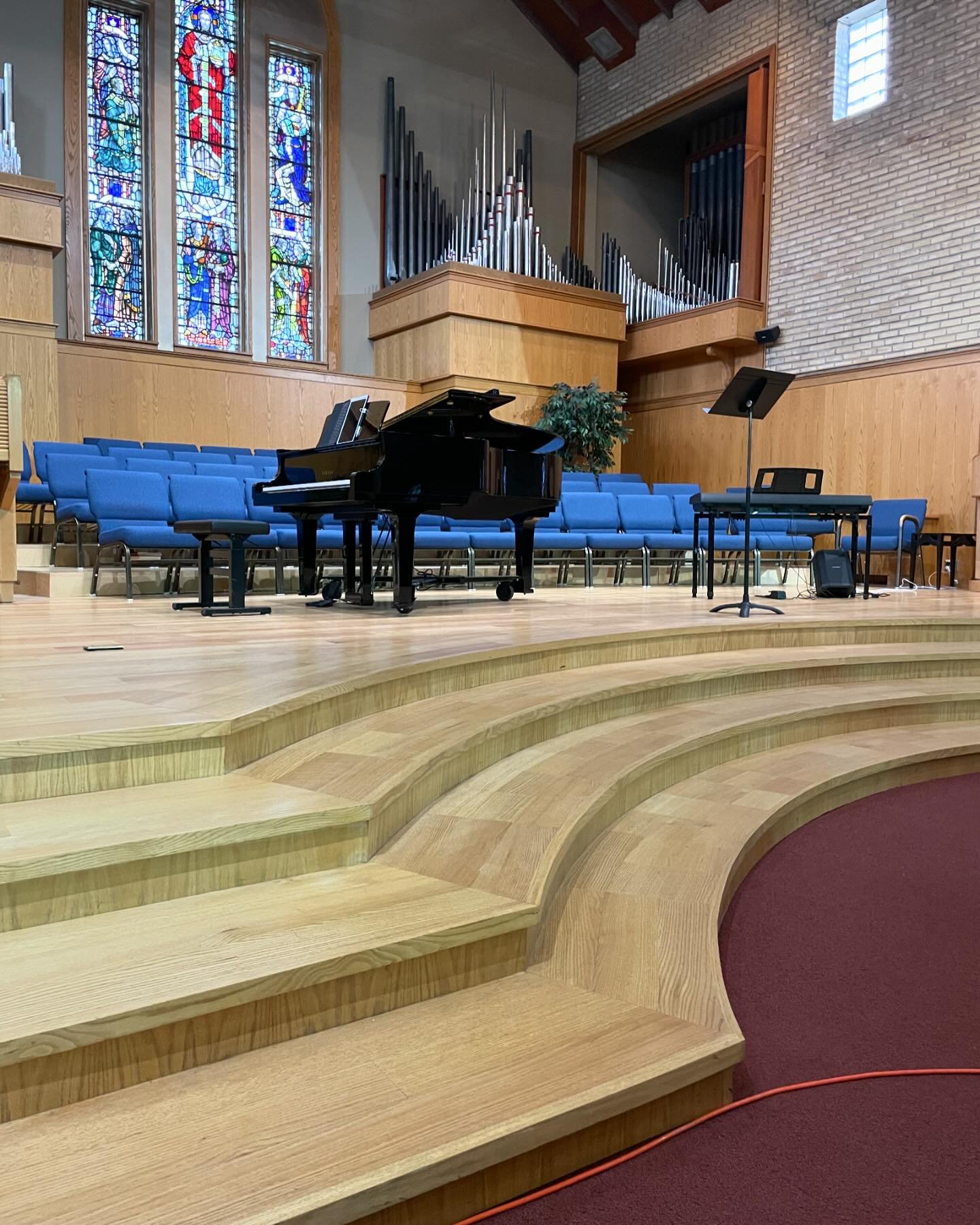 It&rsquo;s dress rehearsal time!  I have the absolute pleasure of sharing the stage with Anna, a 4th year performance flute student.  We&rsquo;re playing Mucynski, Vaughan Williams, and Copland.  Recital is tomorrow night!  #collabpiano #spring2024