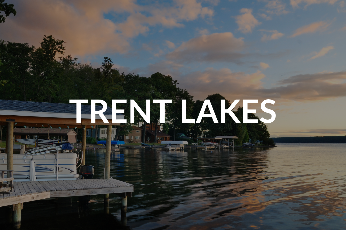 Waterfront community and real estate in Trent Lakes, Ontario