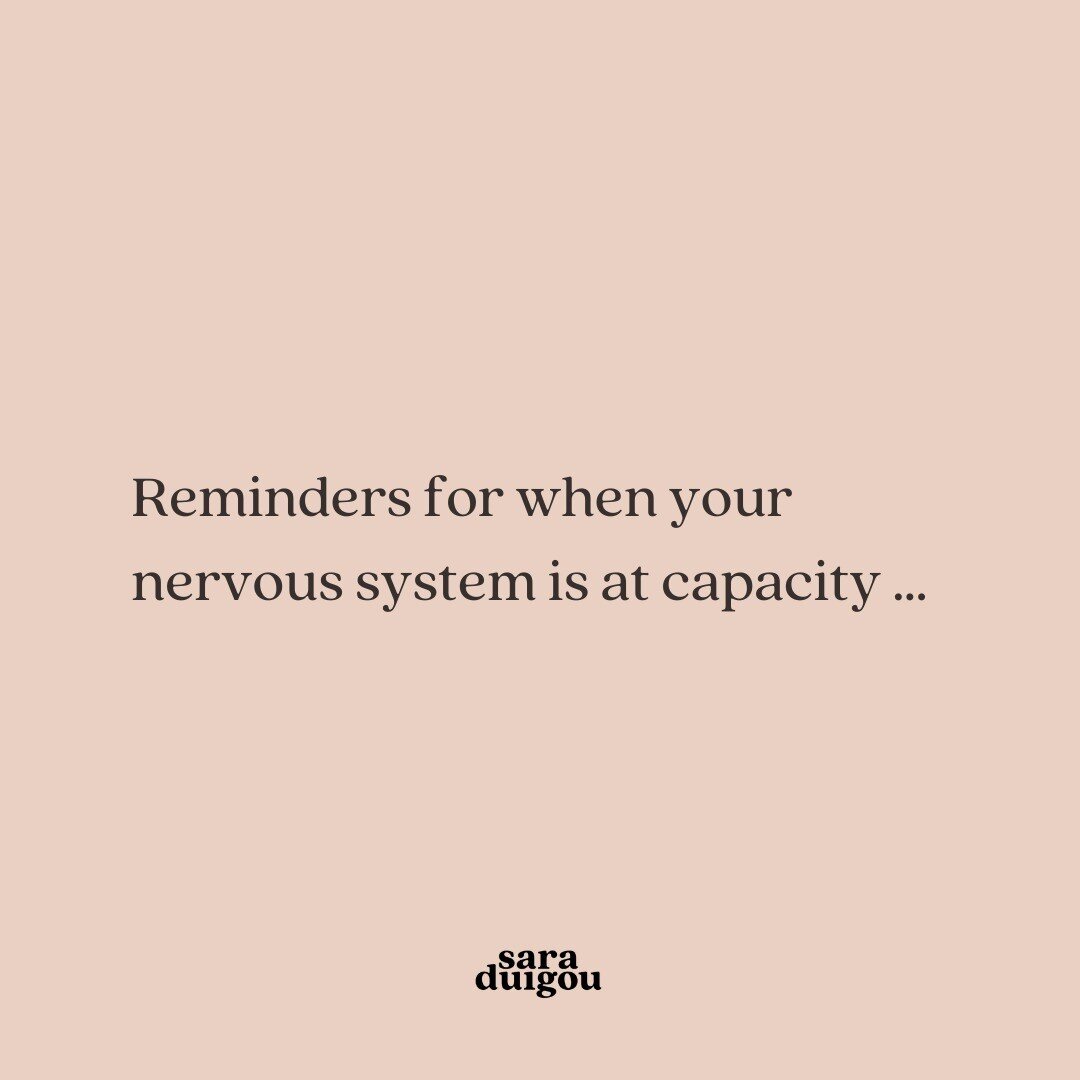 When we're out of capacity, triggered &amp; overwhelmed its likely that the logic making part of our brain isn't online to tap us into the wisdom of what we reallyknow about ourselves. 

Our connection to agency, autonomy, self worth and boundaries i