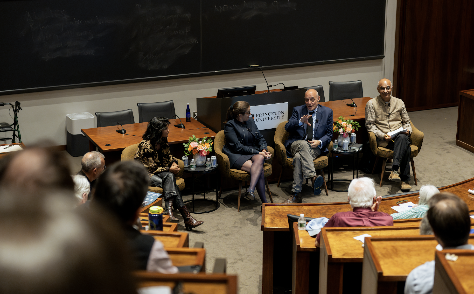 A panel talk with the bomb creators, Smriti Keshari and Eric Schlosser, author Annie Jacobsen, and professor Zia Mian.