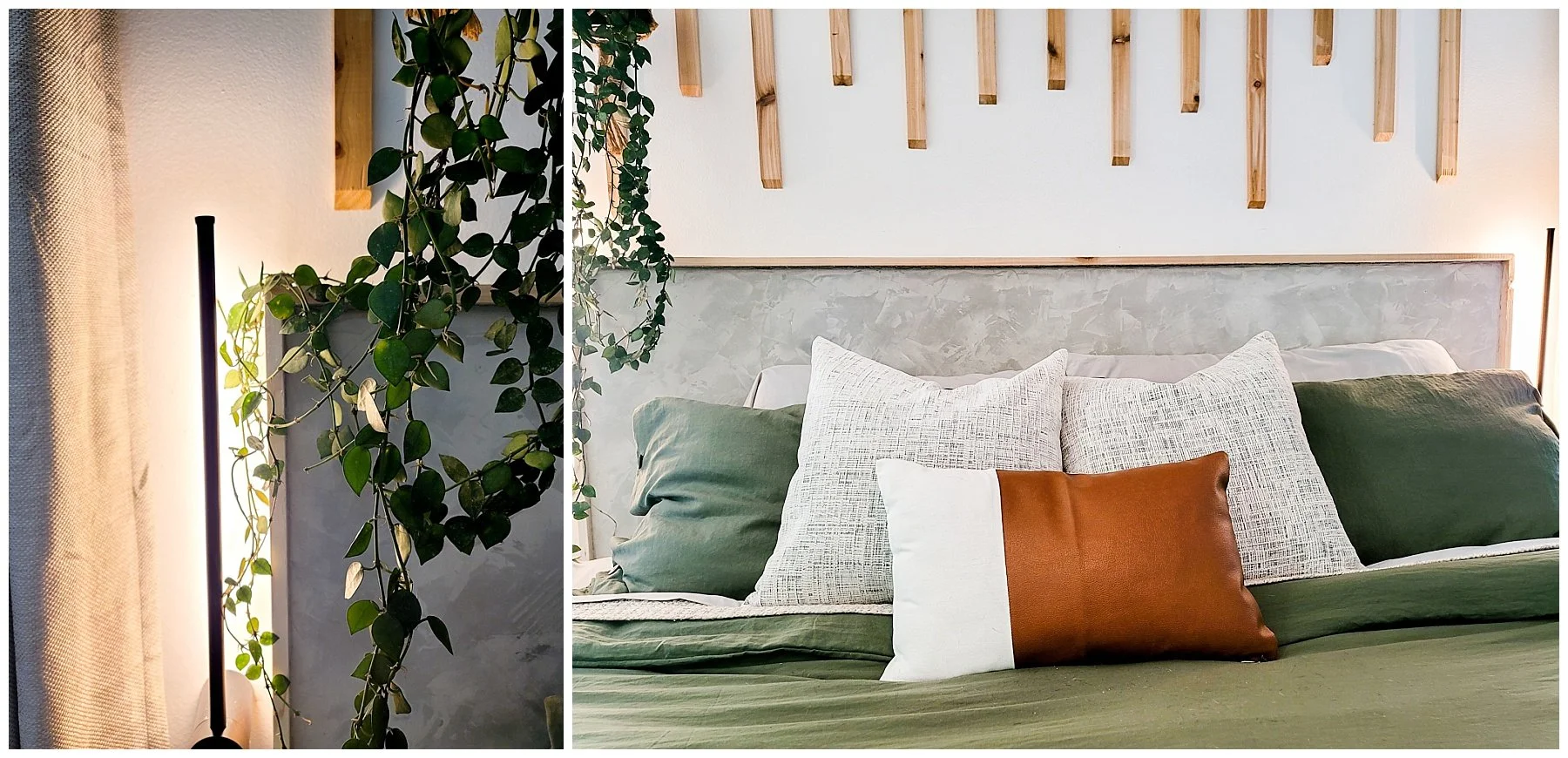 Faux Concrete Headboard — A GIRL AND HER GLITTER