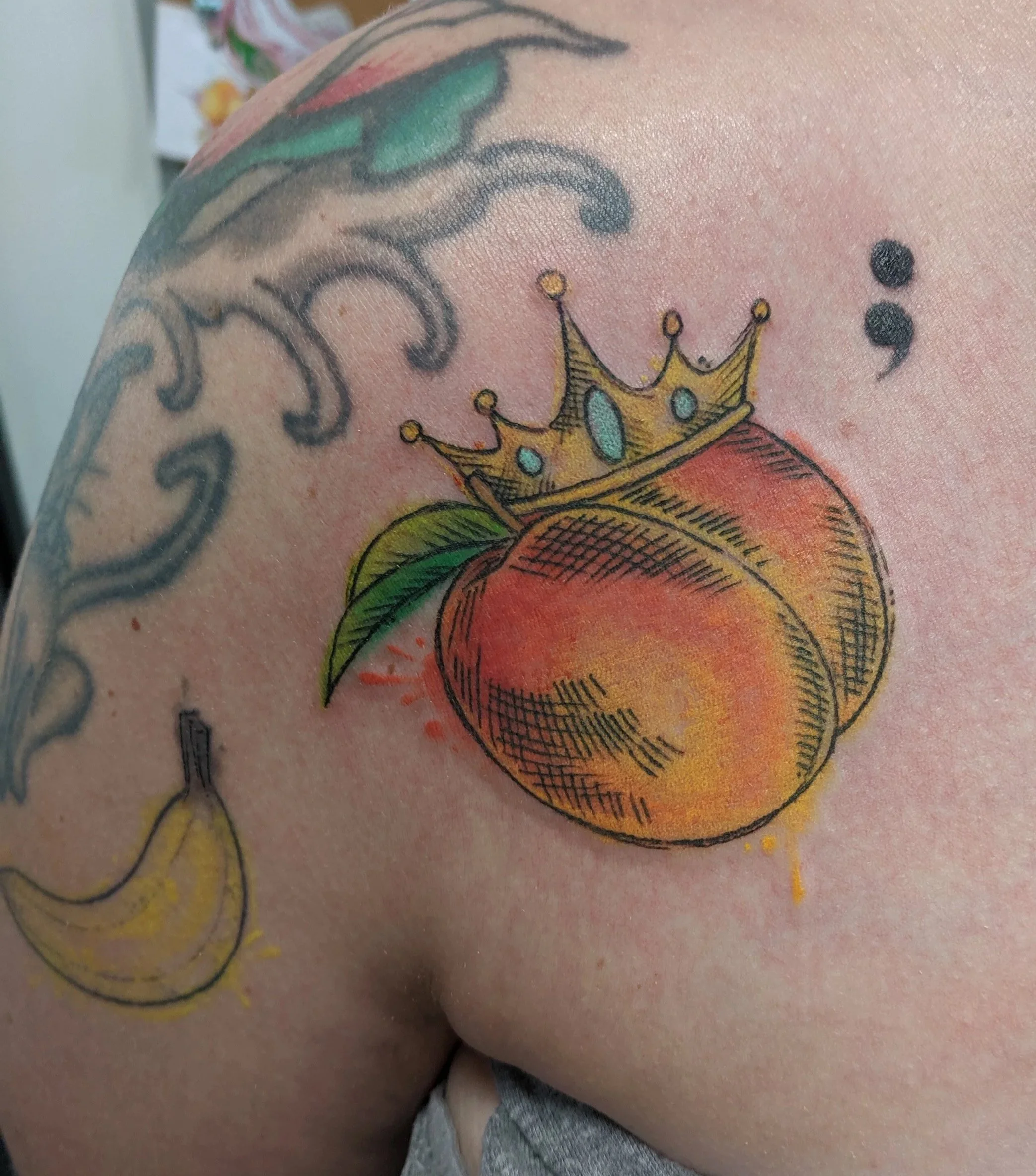 Watercolour Peach