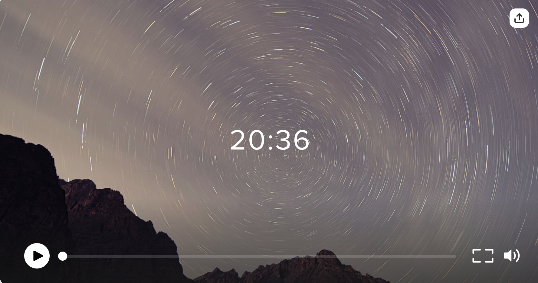 Stars time lapse yoga nidra meditation