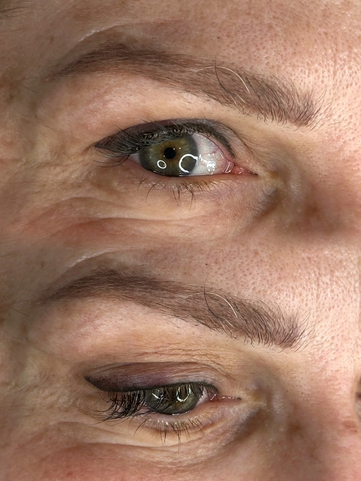 She wanted something that wouldn&rsquo;t disappear when she blinked, something bold but not blocky.
Gradient eyeliner gave her exactly that: depth, shape, and just enough drama to make her eyes pop.

It&rsquo;s a technique that actually holds its sha