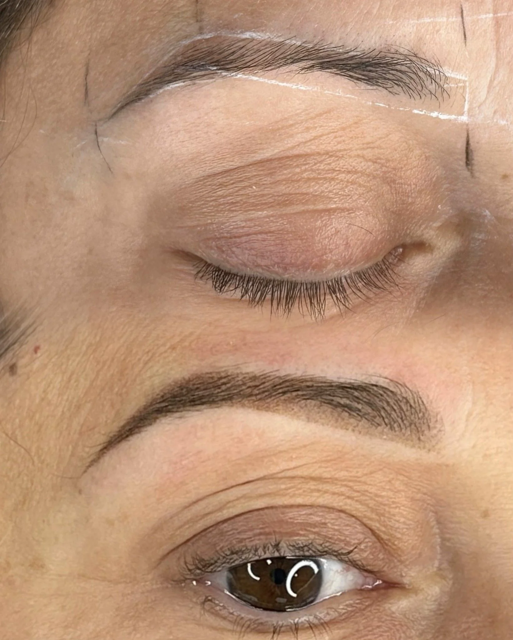 Before ➡️ After Powder Brows

 #niubrows #syosset #powderbrows #permanentmakeup